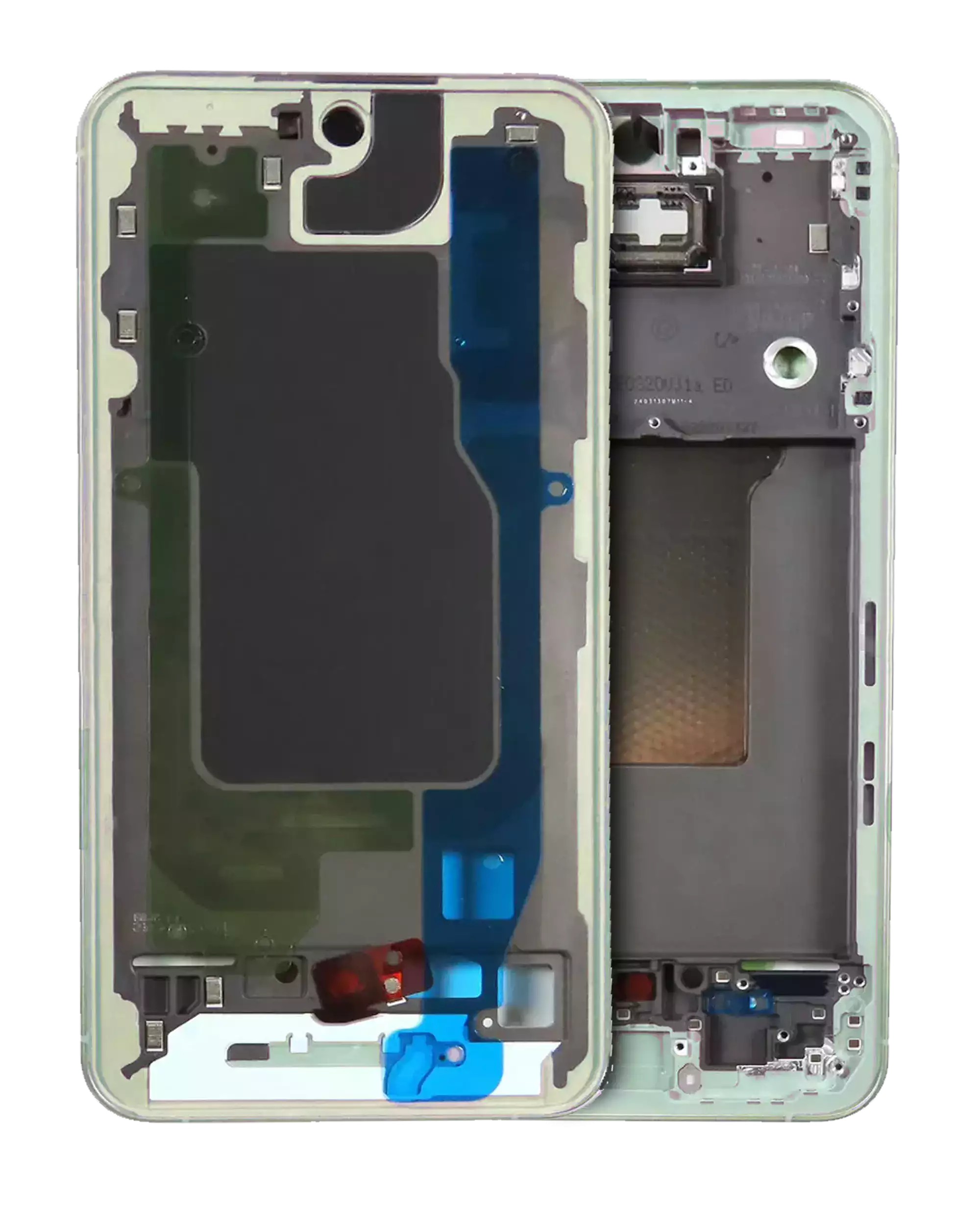 Frame centrale per Samsung Galaxy A55 5G (A556 / 2024) (Lemon)