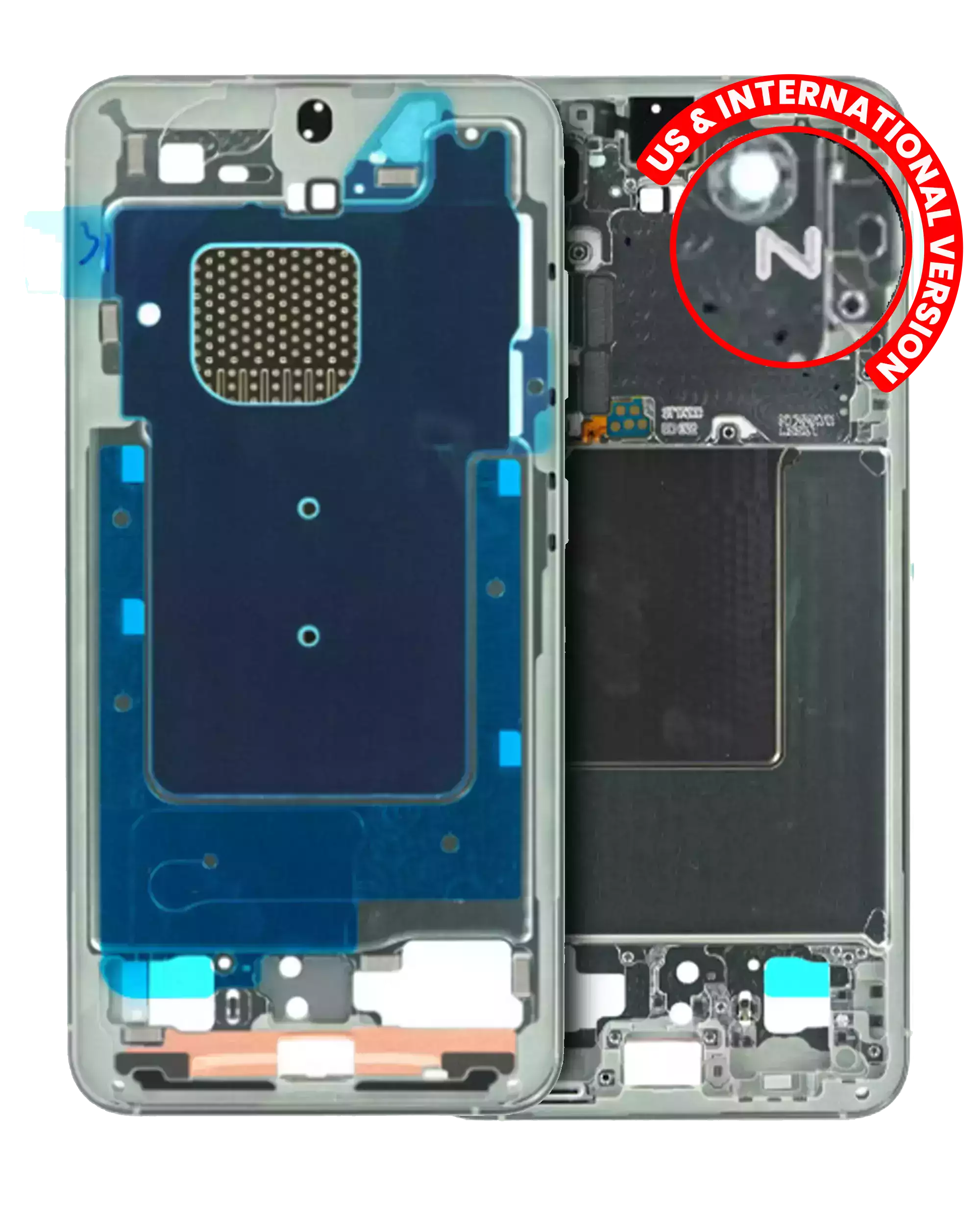Frame centrale per Samsung Galaxy S24 5G (US e International Version) (Jade Verde)