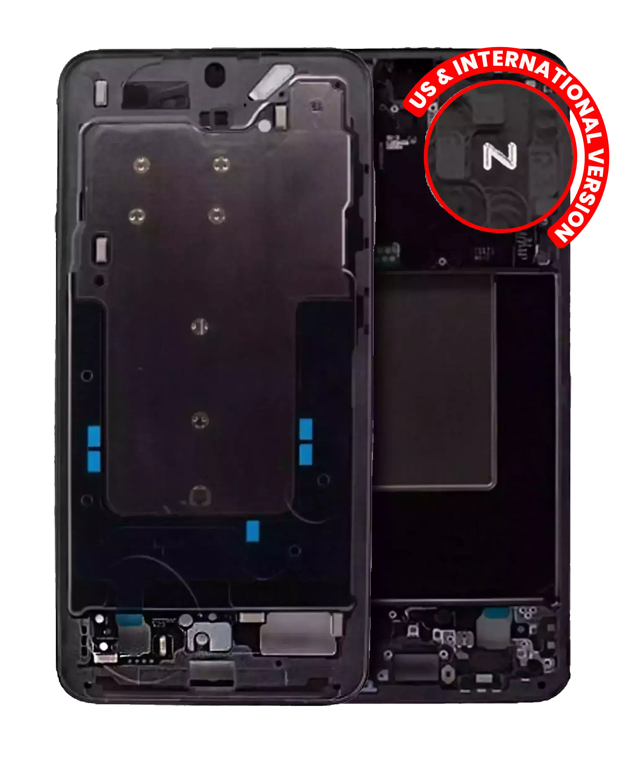 Frame centrale per Samsung Galaxy S24 Plus 5G (US e International Version) (Marble Grigio)