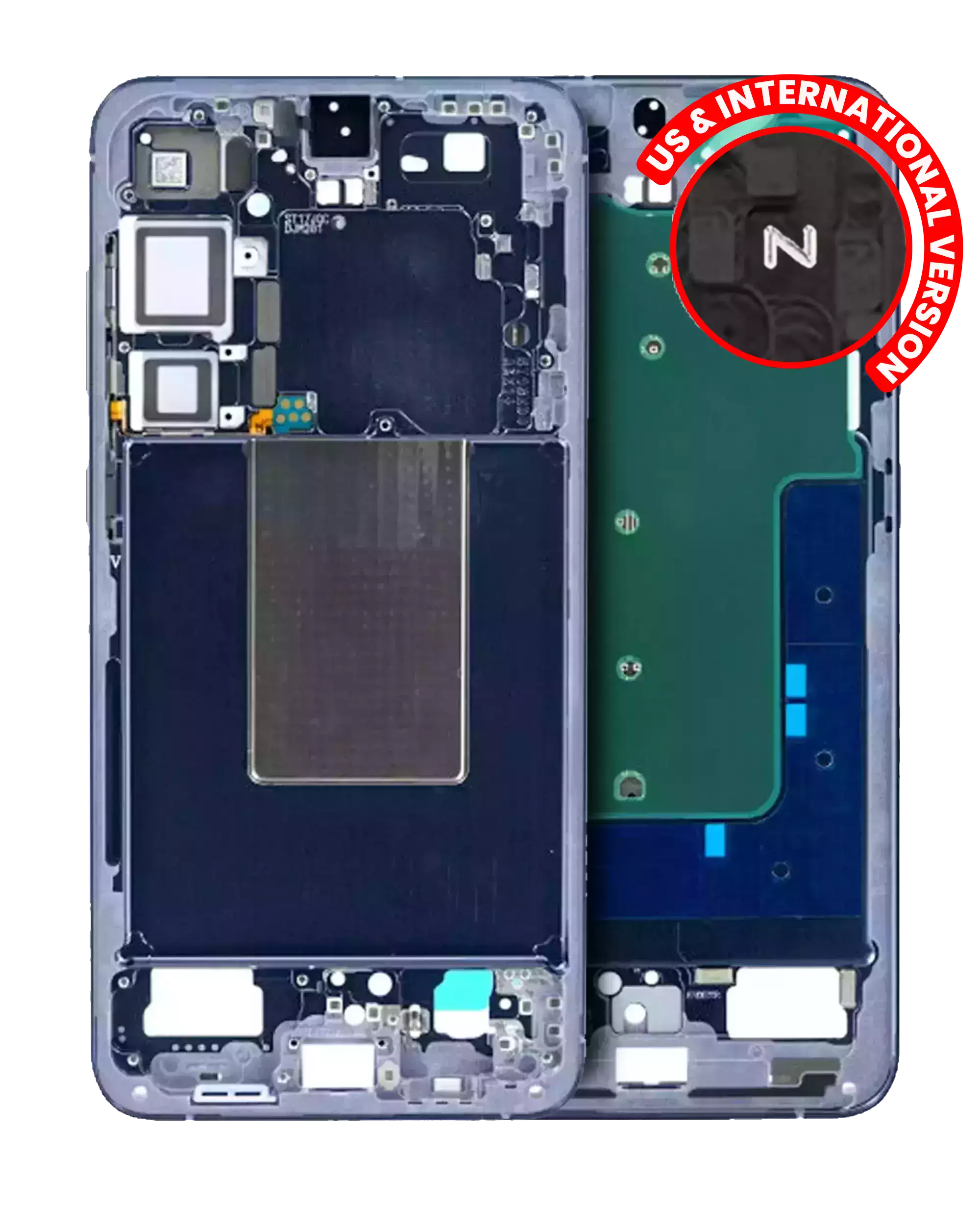Frame centrale per Samsung Galaxy S24 Plus 5G (US e International Version) (Cobalt Violet)
