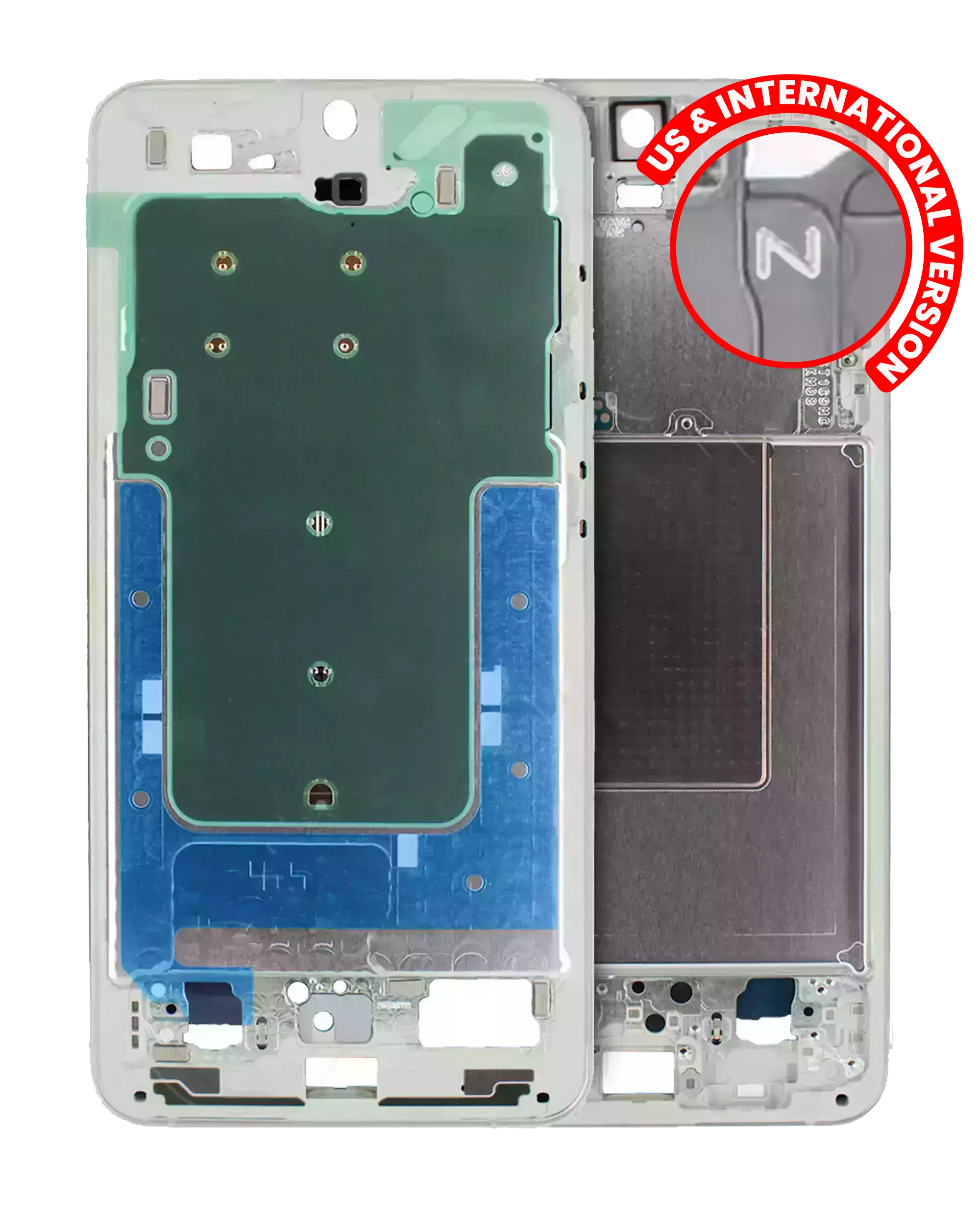 Frame centrale per Samsung Galaxy S24 Plus 5G (US e International Version) (Jade Verde)