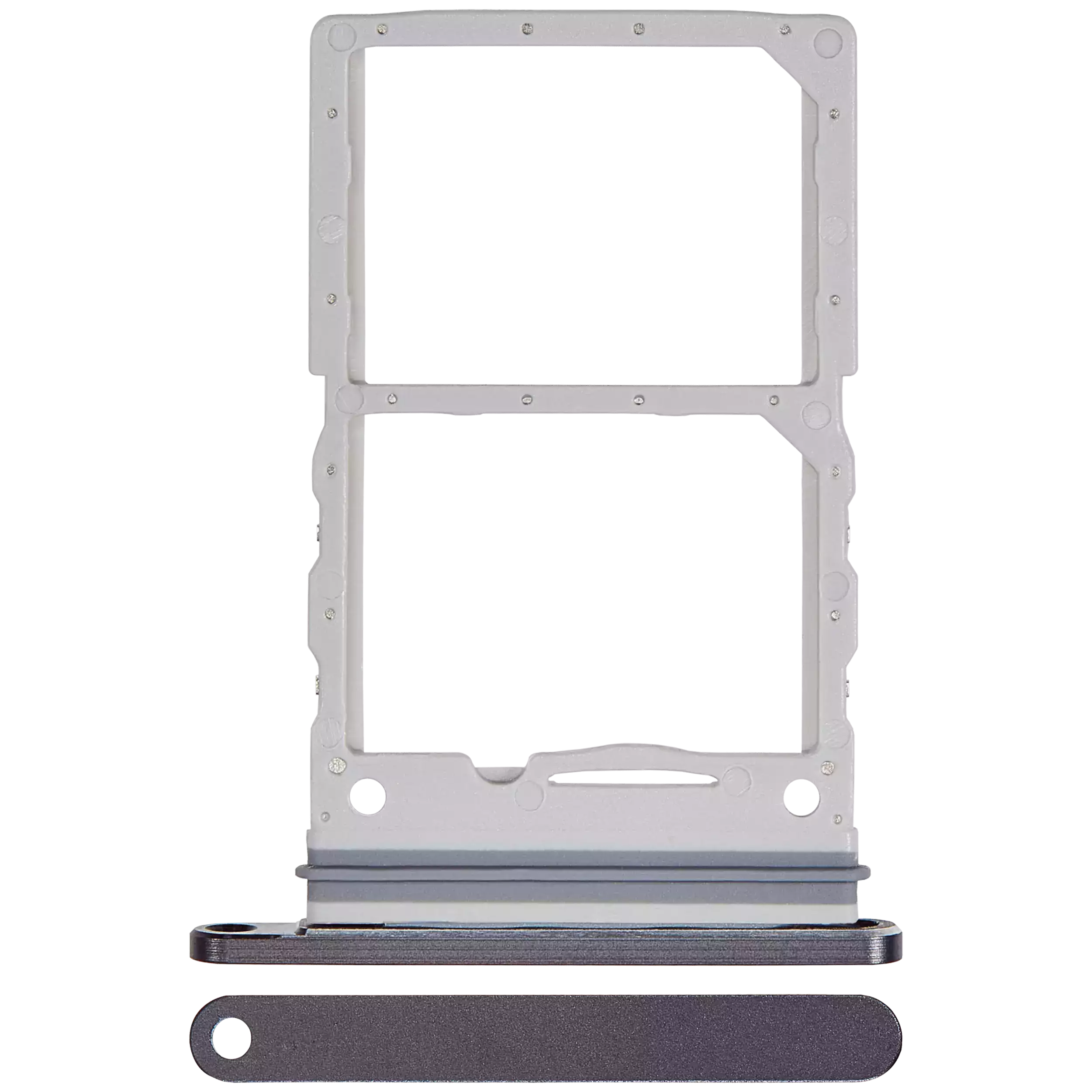 Carrellino doppia SIM per Samsung Galaxy Z Flip 6 (F741) (Premium) (Nero)