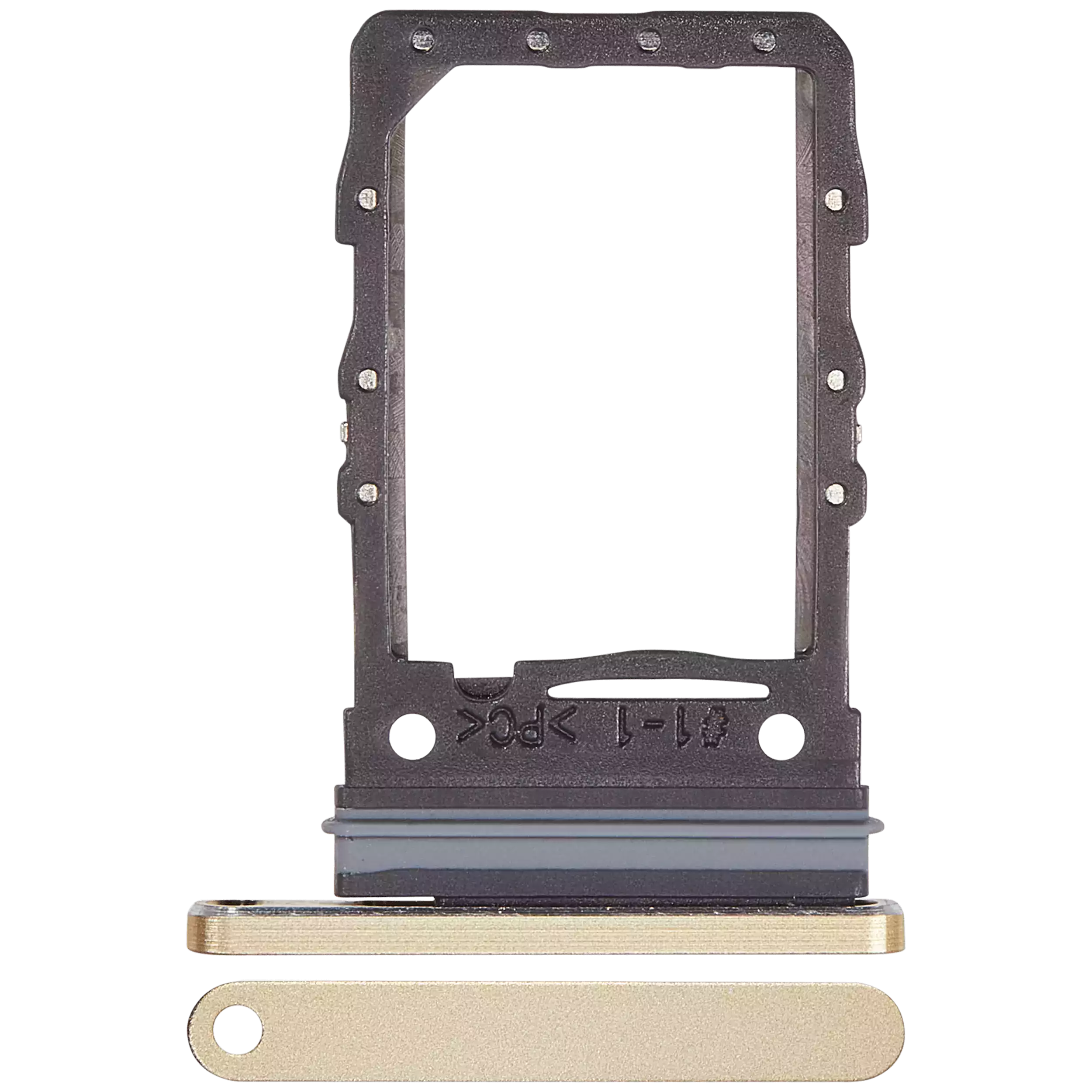 Carrellino SIM singola per Samsung Galaxy Z Flip 6 (F741) (Premium) (Giallo)
