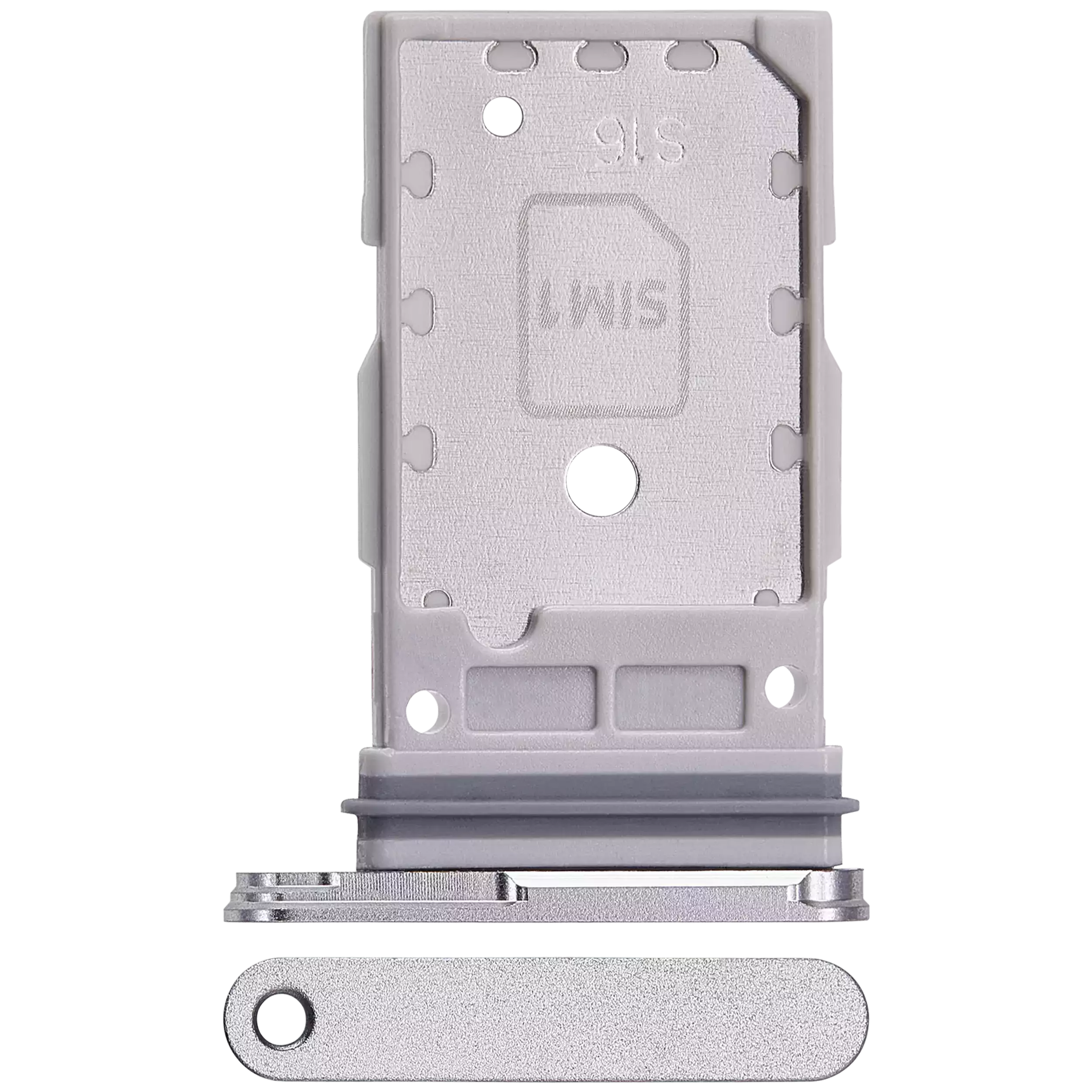 Carrellino doppia SIM per Samsung Galaxy S24 FE 5G (Premium) (Grigio)