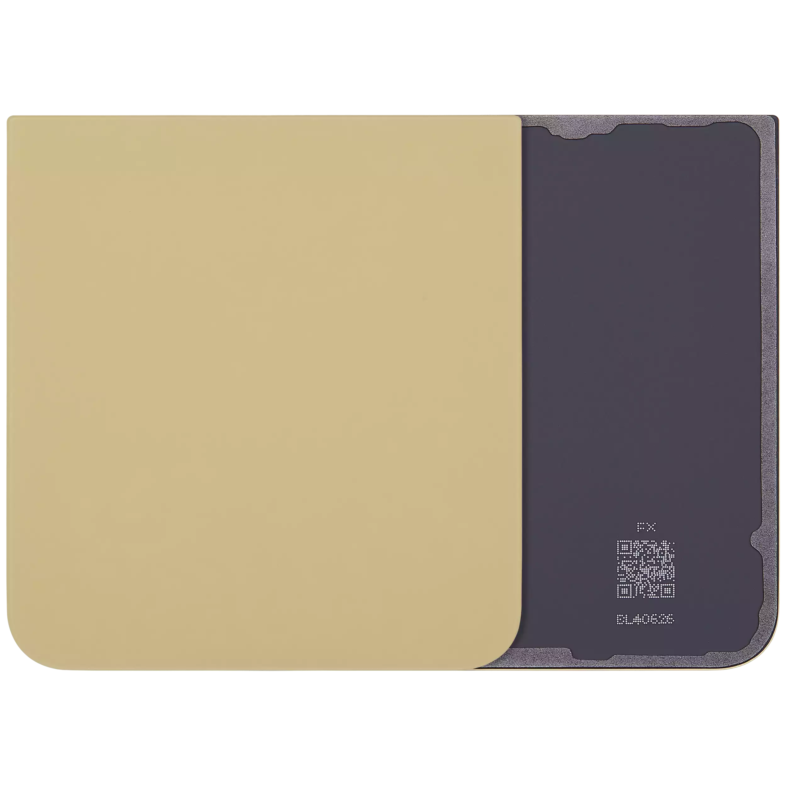 vetro cover posteriore per Samsung Galaxy Z Flip 6 5G (Giallo)
