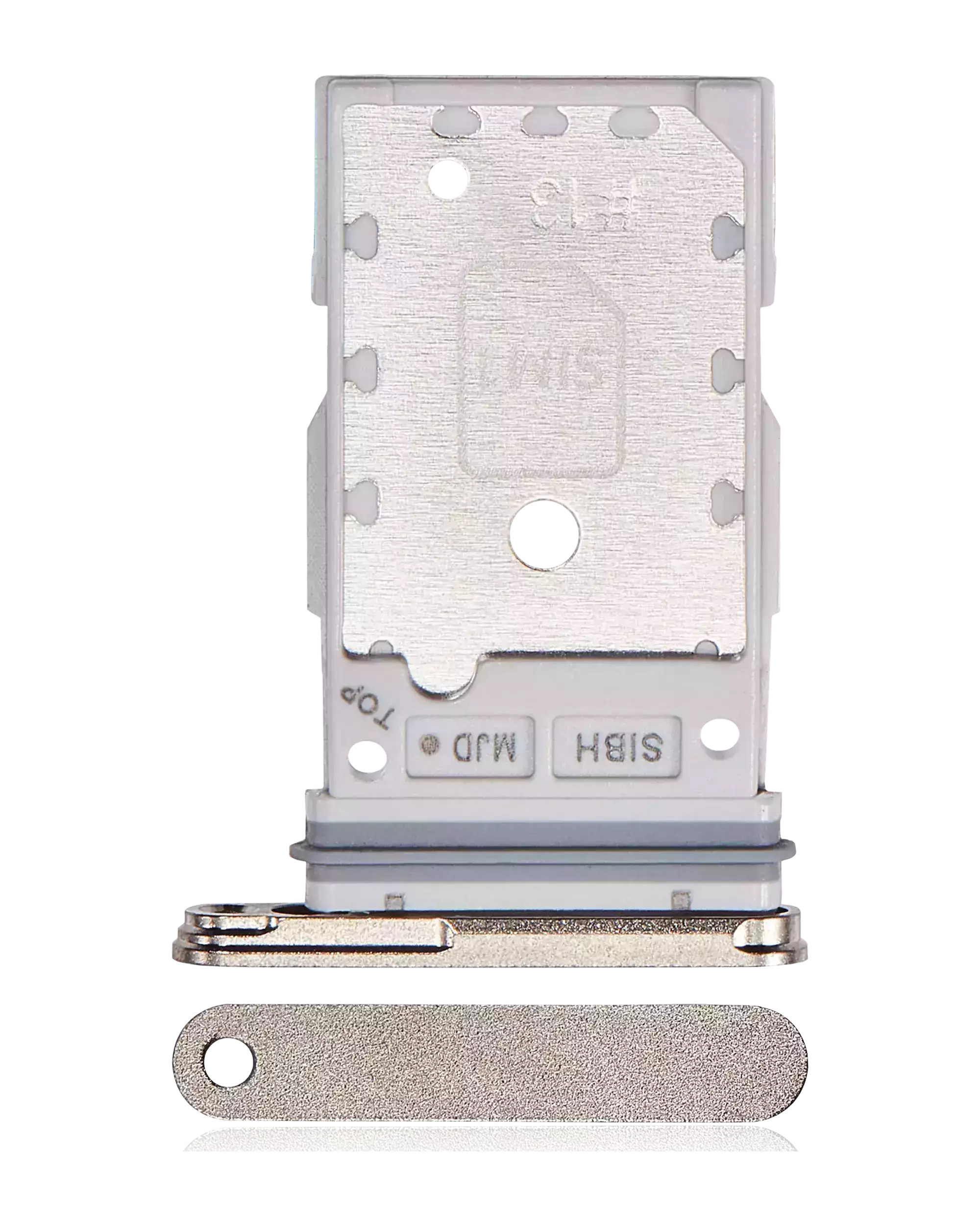 Carrellino doppia SIM per Samsung Galaxy S24 Ultra 5G (Premium) (Titanio Grigio)