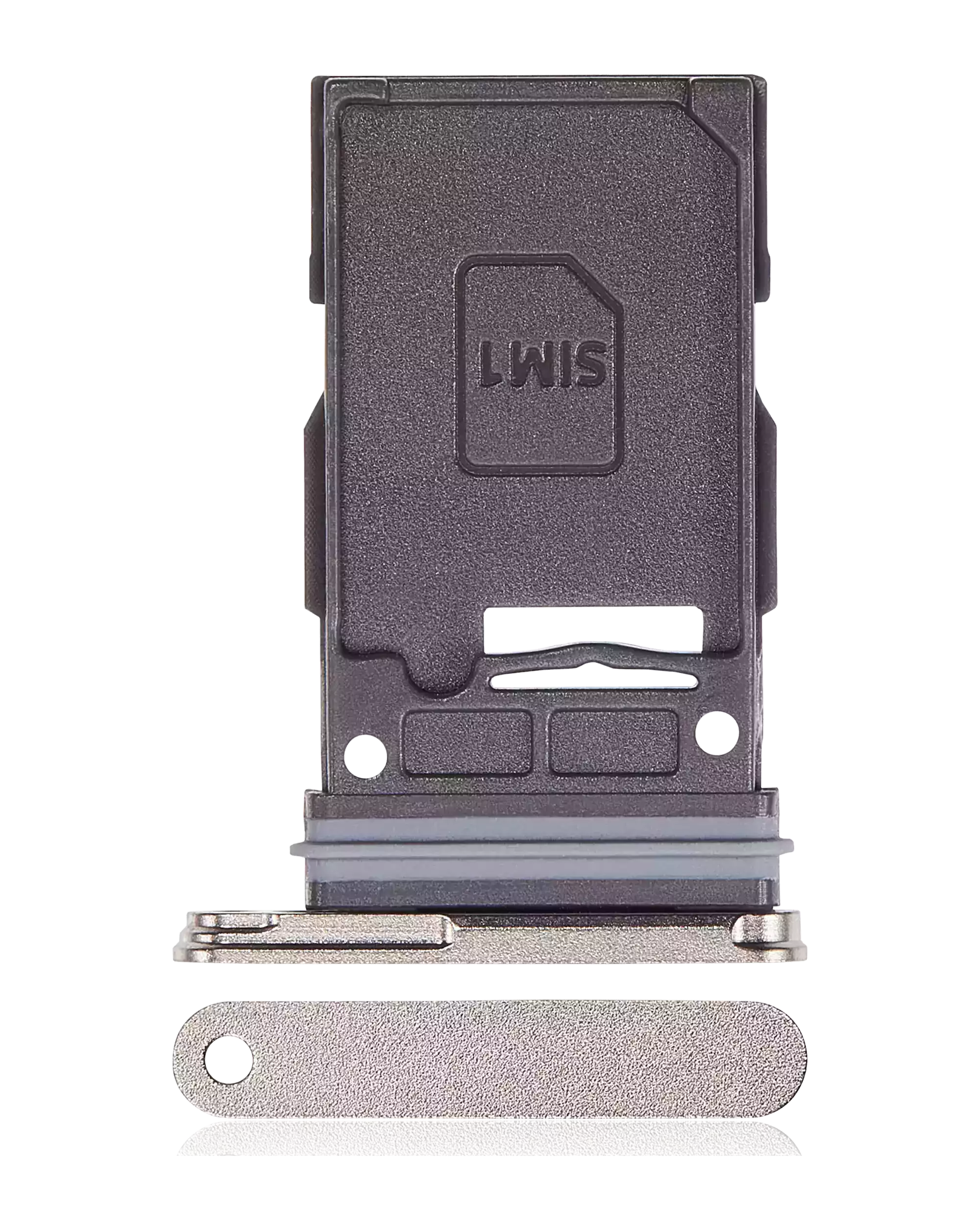 Carrellino SIM singola per Samsung Galaxy S24 Ultra 5G (Premium) (Titanio Grigio)