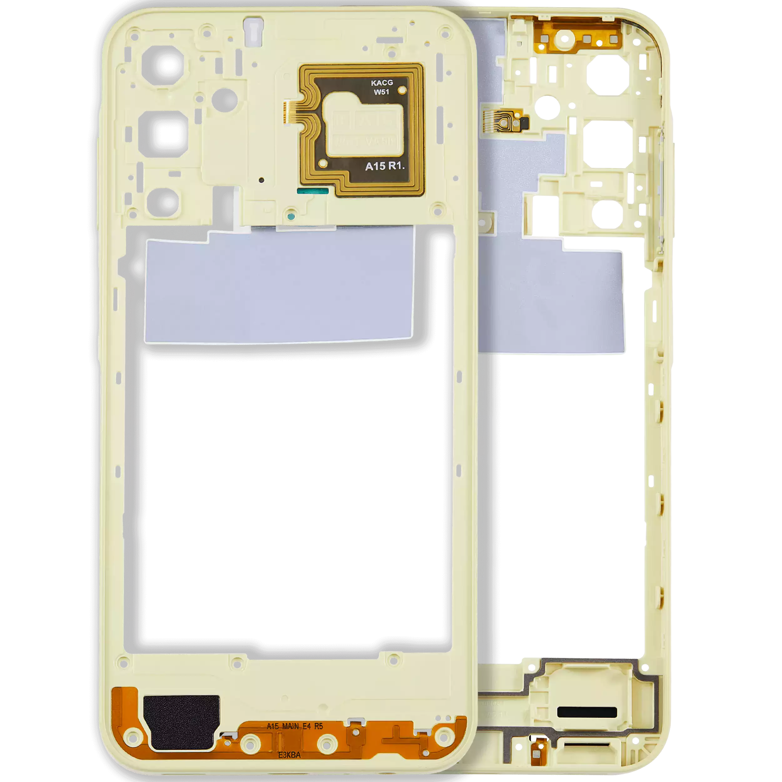 Frame centrale per Samsung Galaxy A15 5G (A156 / 2023) (Personality Giallo)