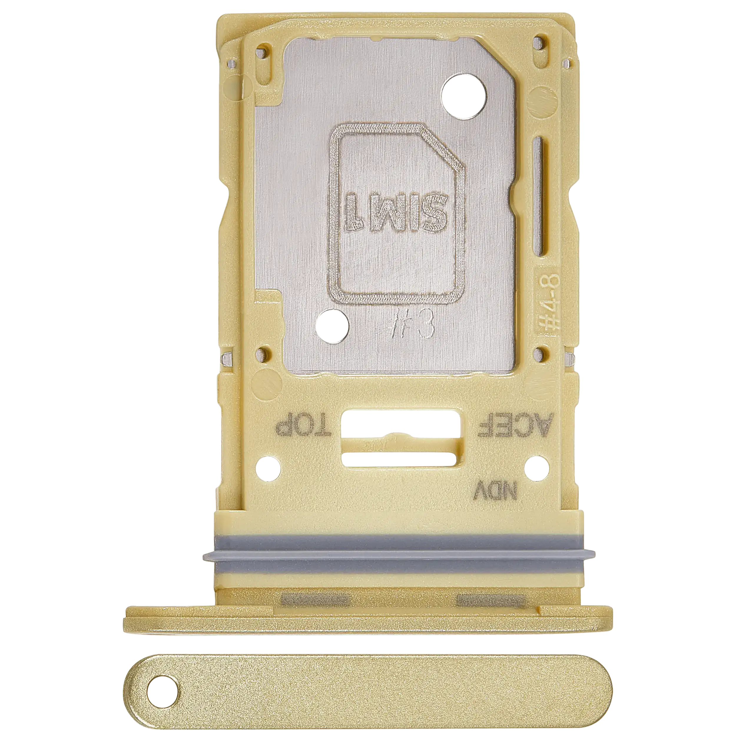 Carrellino doppia SIM per Samsung Galaxy A35 (A356 / 2024) (Premium) (Lemon)