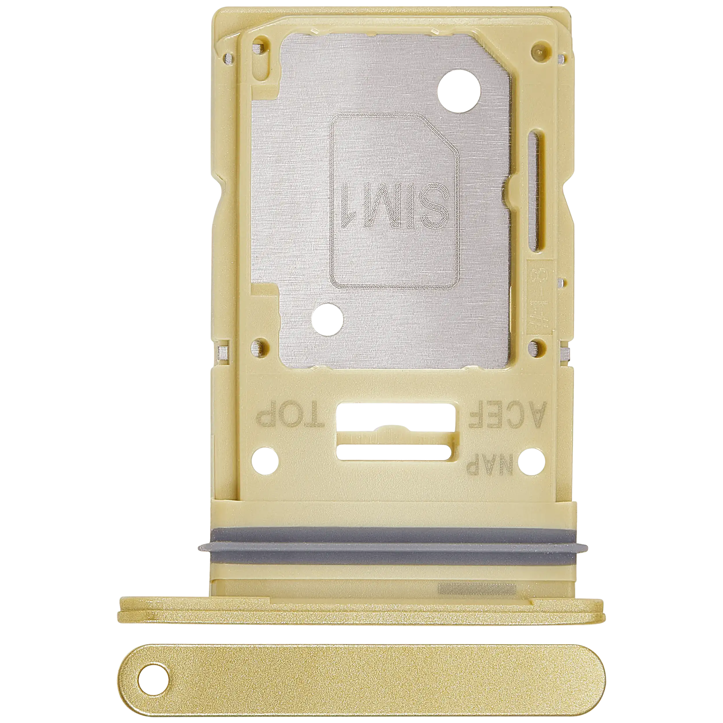 Carrellino SIM singola per Samsung Galaxy A35 5G (A356 / 2024) (Premium) (Lemon)