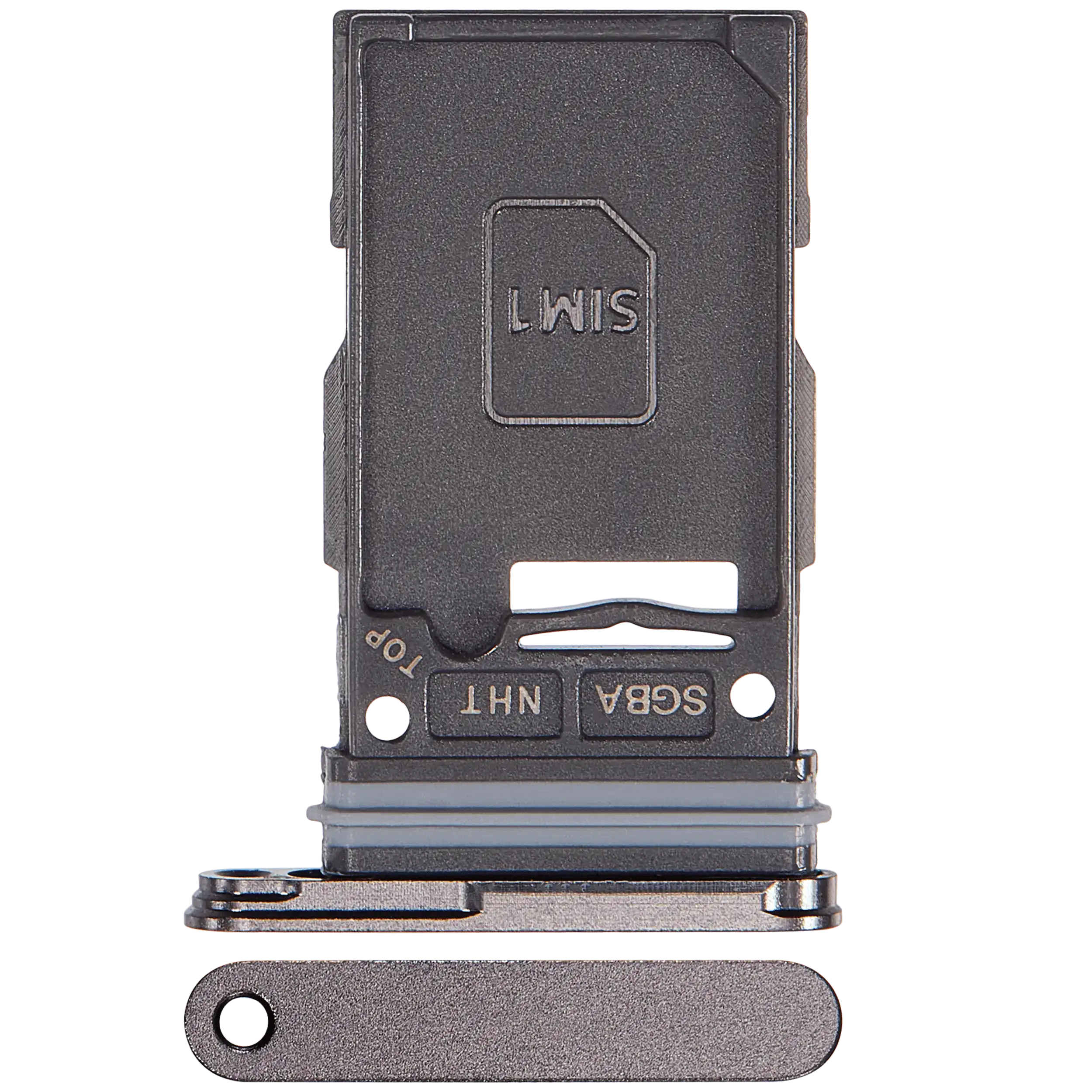 Carrellino SIM singola per Samsung Galaxy S24 FE 5G (Premium) (Grafite)