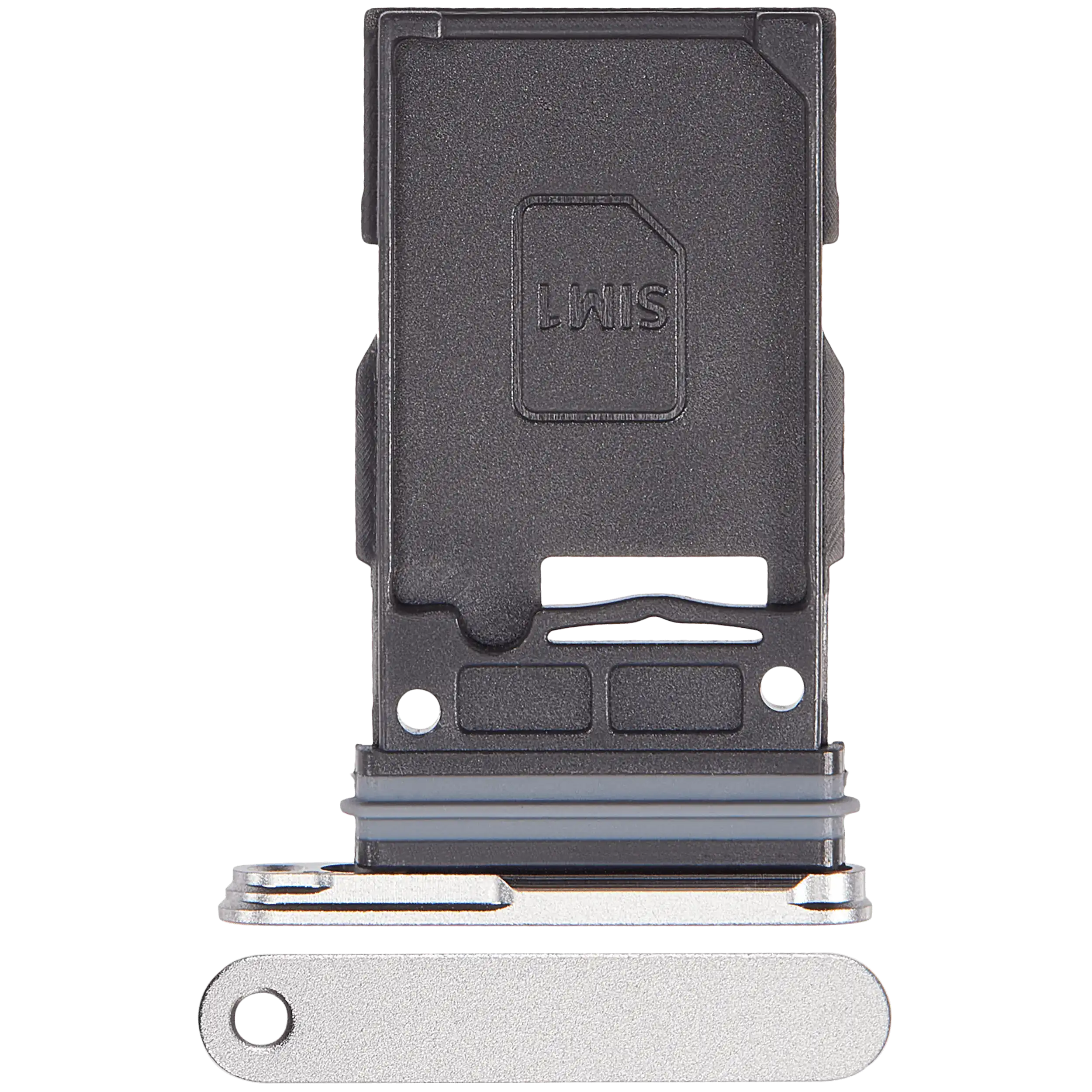 Carrellino SIM singola per Samsung Galaxy S24 FE 5G (Premium) (Grigio)