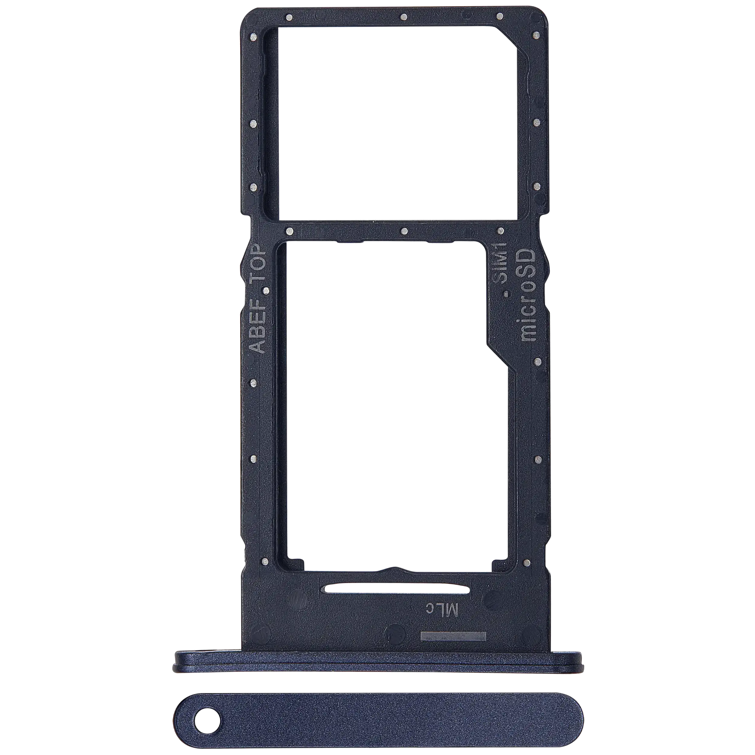 Carrellino SIM singola per Samsung Galaxy A25 5G (A256 / 2023) (Brave Nero)