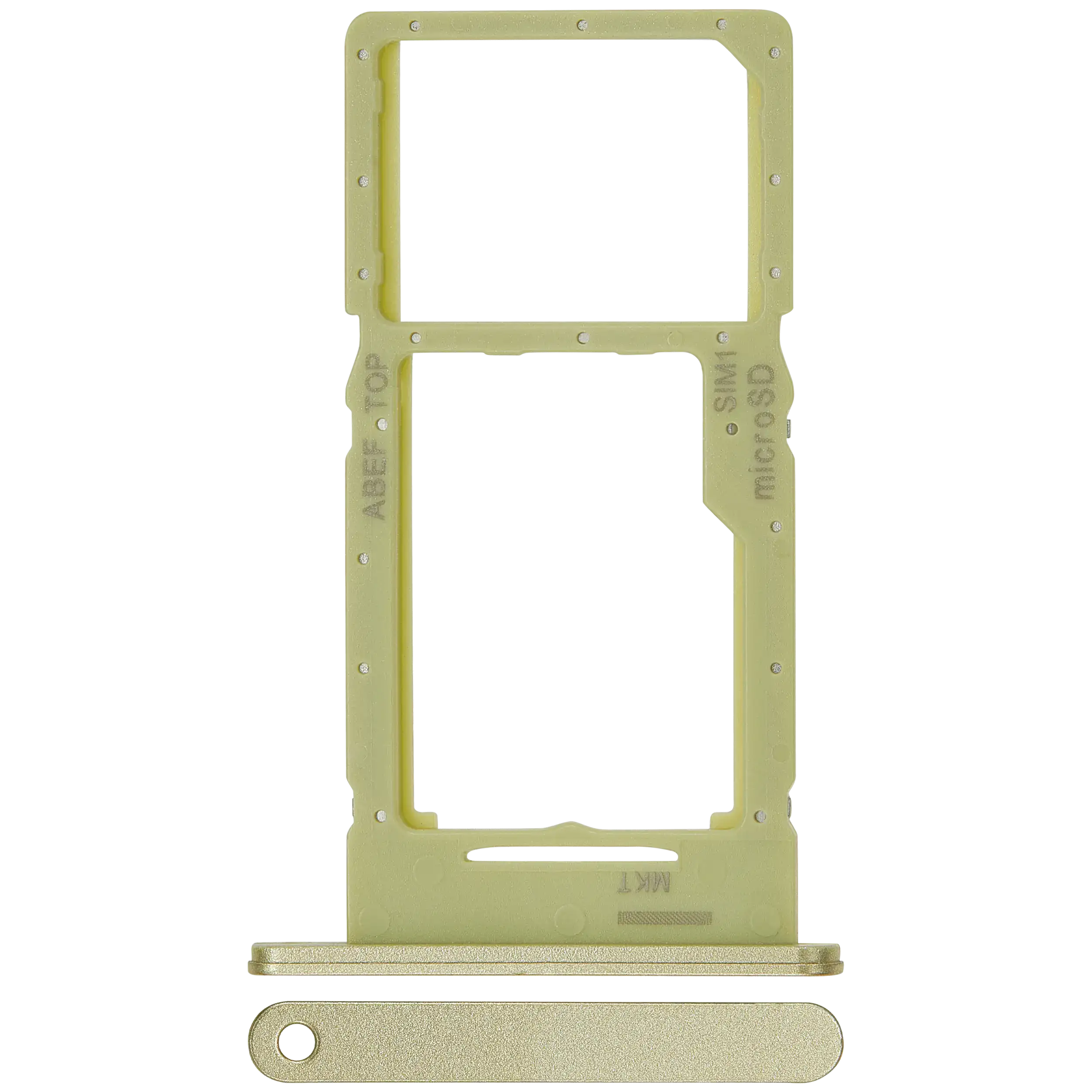 Carrellino SIM singola per Samsung Galaxy A25 5G (A256 / 2023) (Personality Giallo)