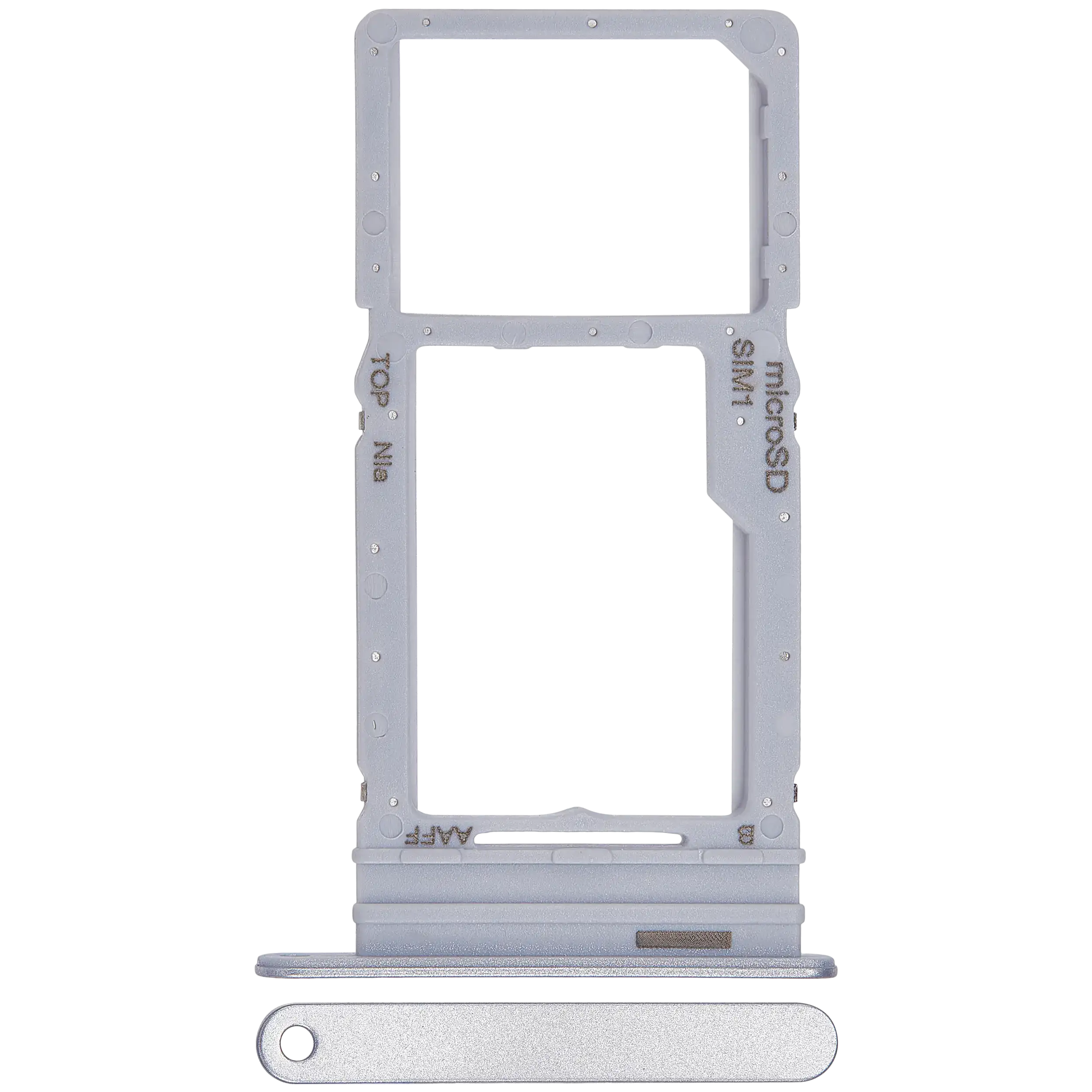 Carrellino SIM singola per Samsung Galaxy A16 5G (A166 / 2024) (Premium) (Light Grigio)