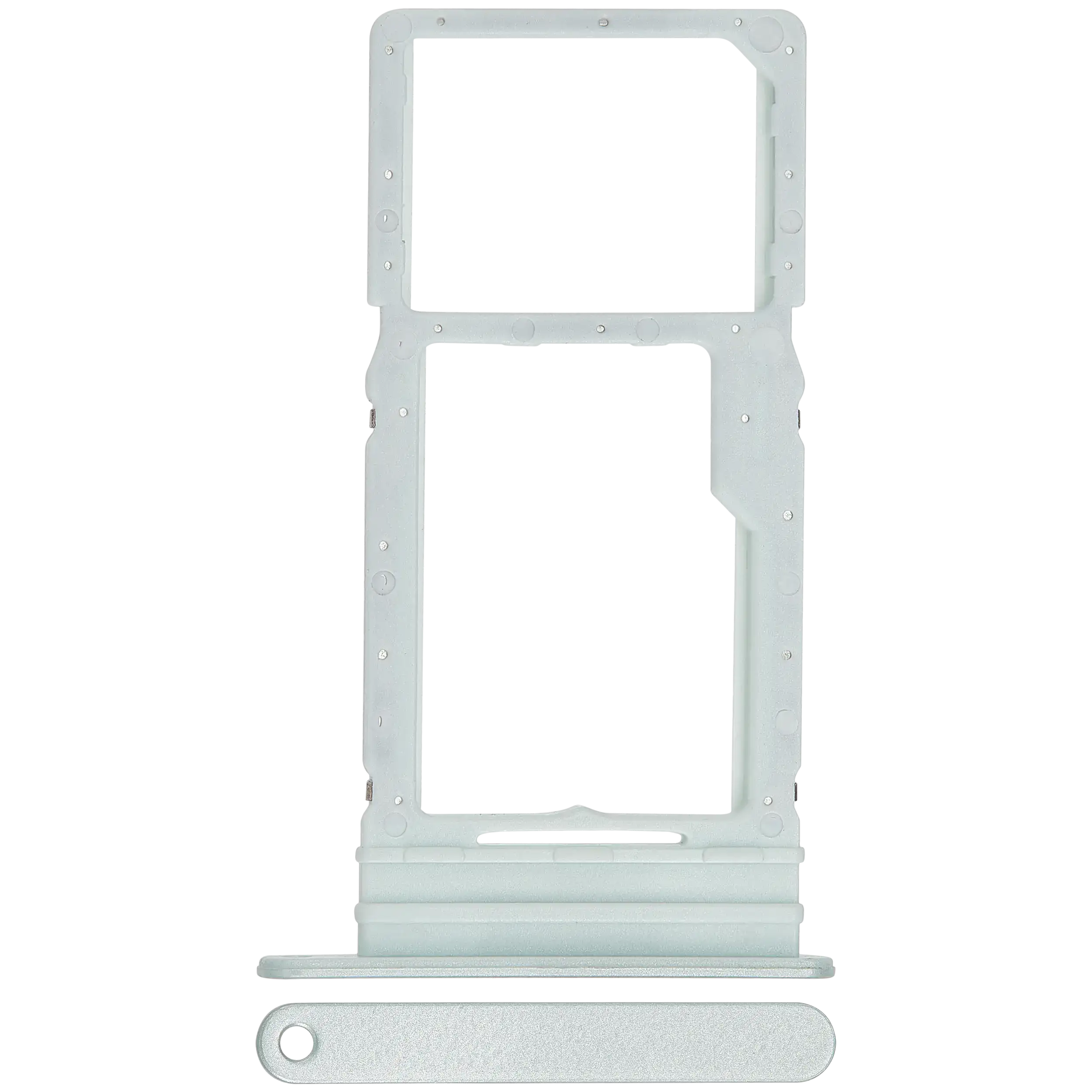 Carrellino SIM singola per Samsung Galaxy A16 4G (A165 / 2024) (Premium) (Water Verde)