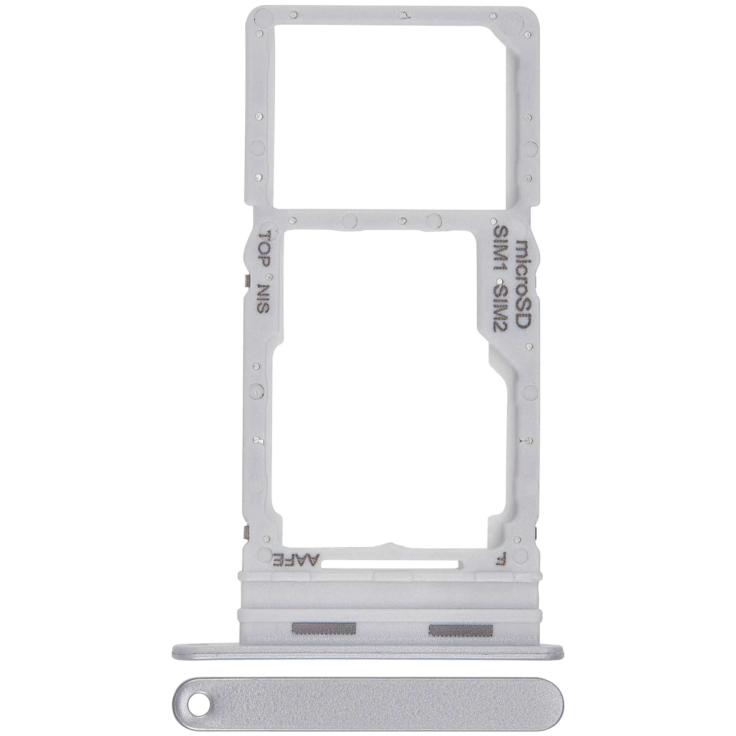 Carrellino doppia SIM per Samsung Galaxy A16 4G (A165 / 2024) (Premium) (Grigio)