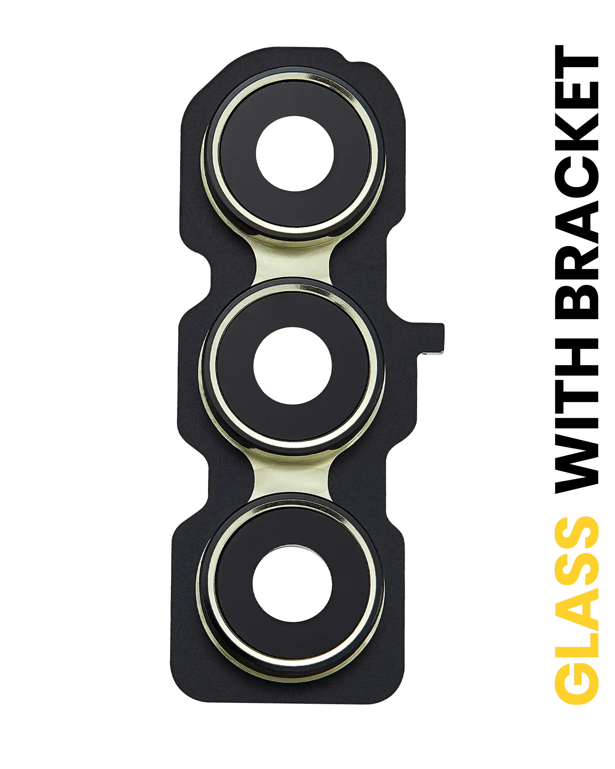Lente fotocamera posteriore con staffa per Samsung Galaxy A55 5G (A556 / 2024) (Premium) (Lemon)