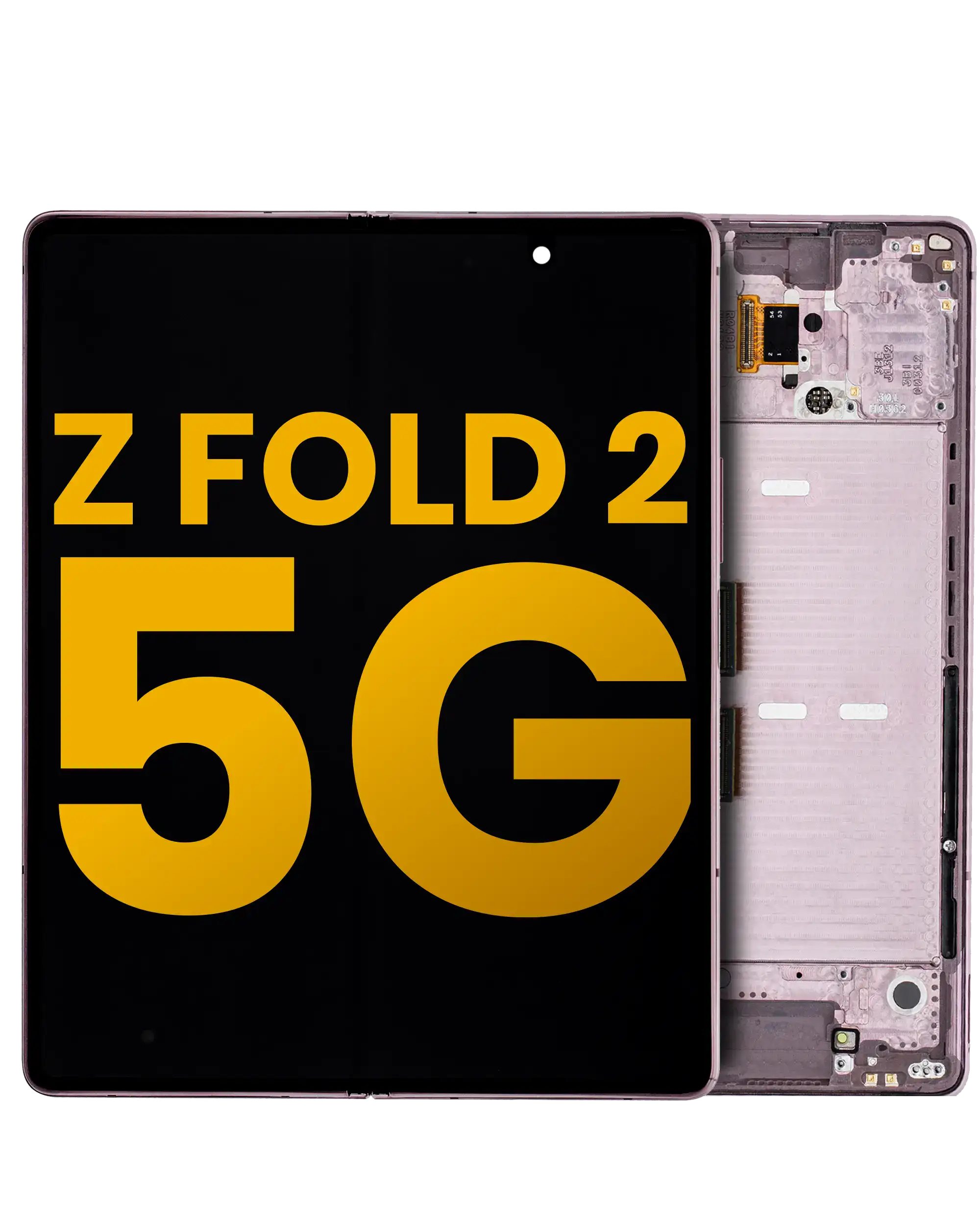 Inner Display OLED completo con Frame per Samsung Galaxy Z Fold 2 5G (Refurbished) (Mystic Bronze)