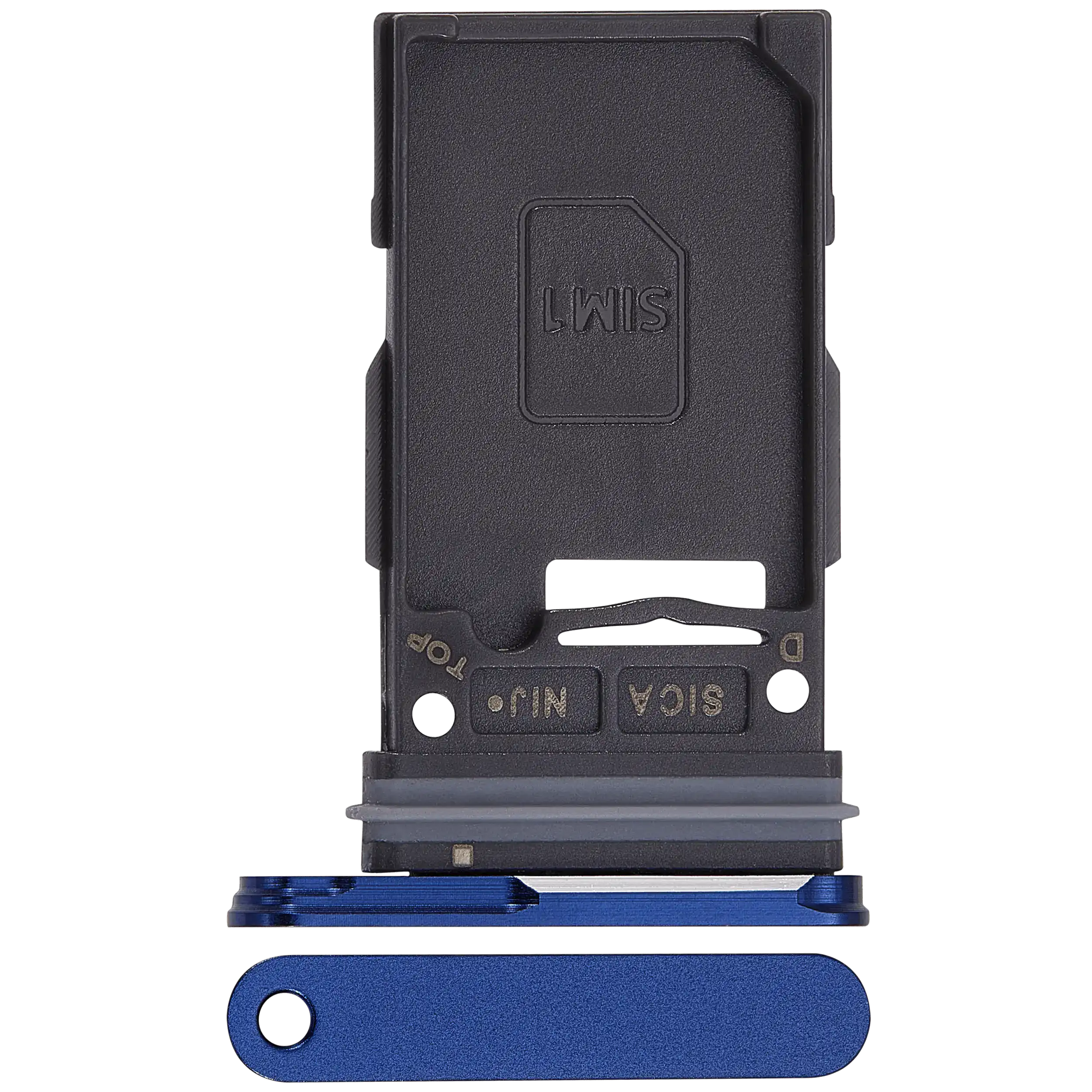 Carrellino SIM singola per Samsung Galaxy S25 / S25 Plus (Premium) (Navy)