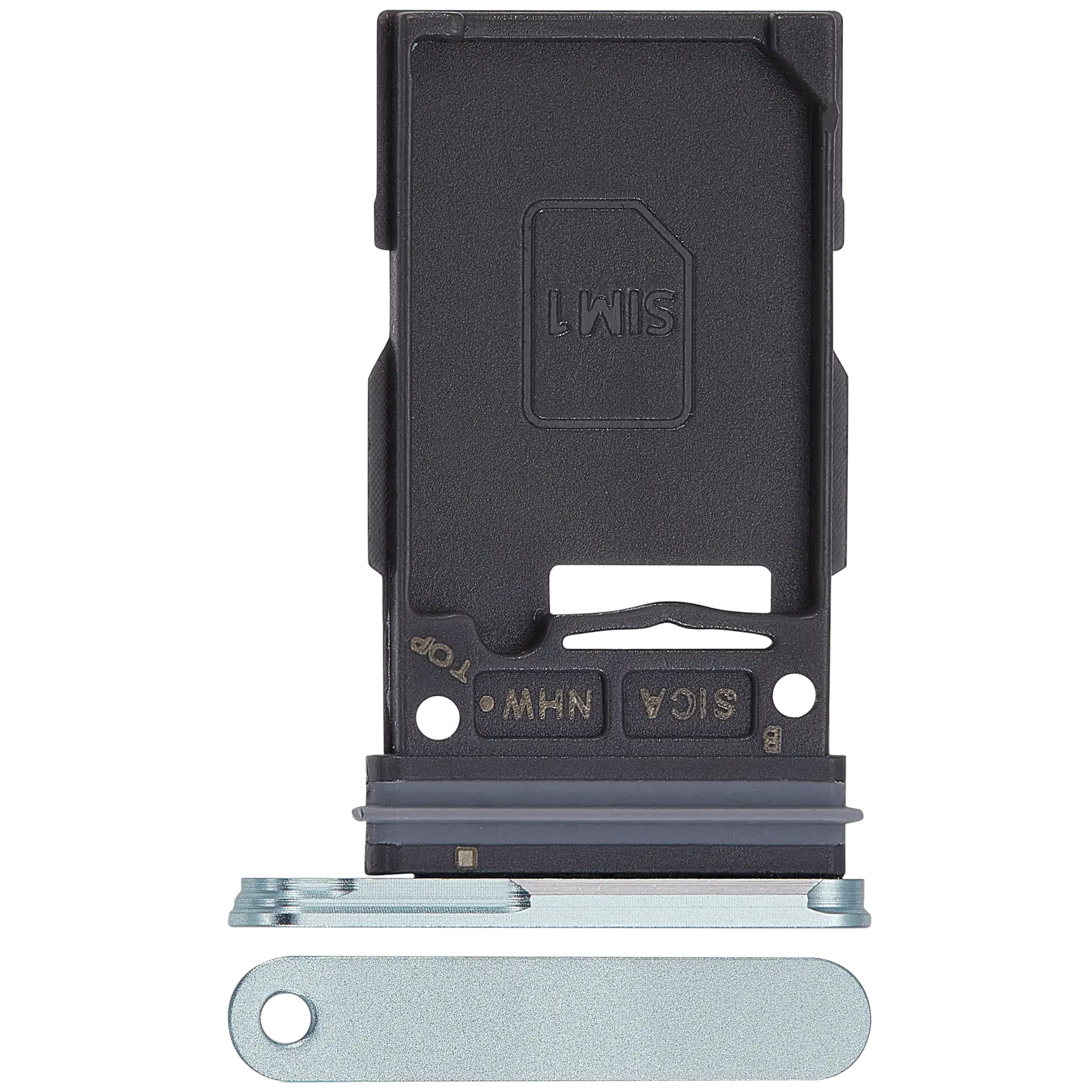 Carrellino SIM singola per Samsung Galaxy S25 / S25 Plus (Premium) (Mint)