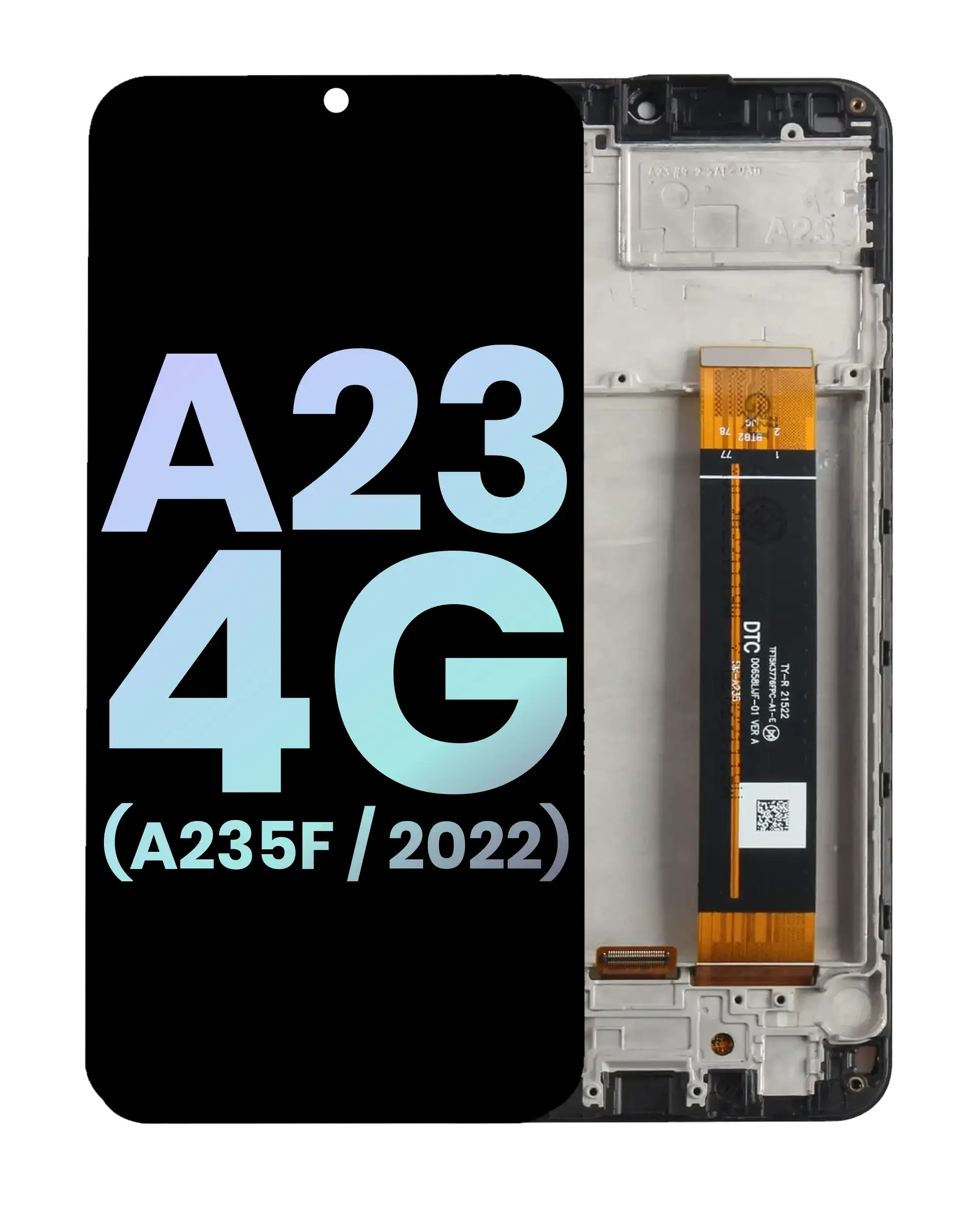 Display LCD completo con Frame per Samsung Galaxy A23 4G (A235F / 2022) (International Version) (Service Pack) (tutti i colori)