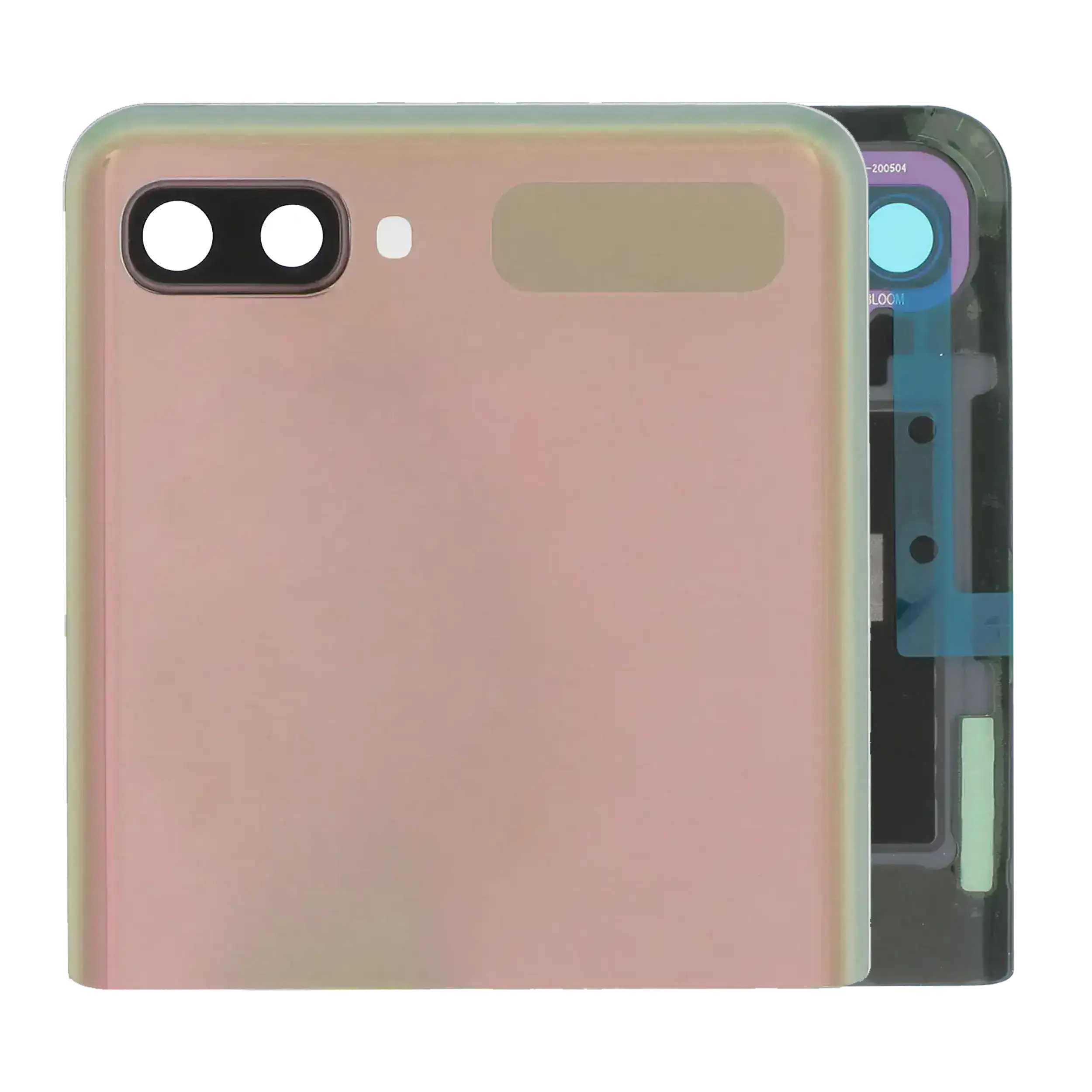 Outer Display OLED completo con Frame per Samsung Galaxy Z Flip 4G (F700) / Z Flip 5G (F707) (Service Pack) (Mystic Bronze)