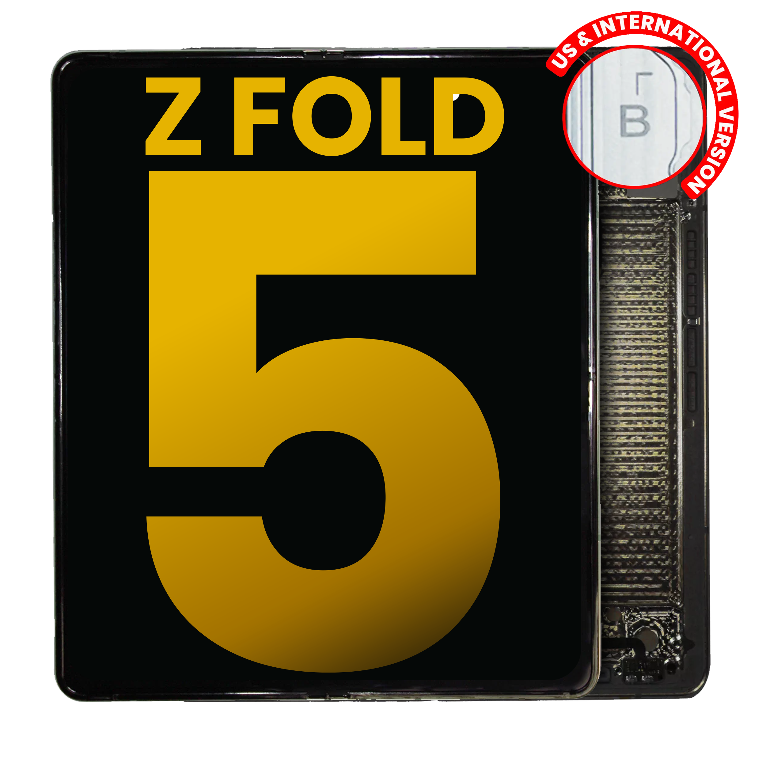 Inner Display OLED completo con Frame per Samsung Galaxy Z Fold 5 5G (US e International) (Refurbished) (Beige)