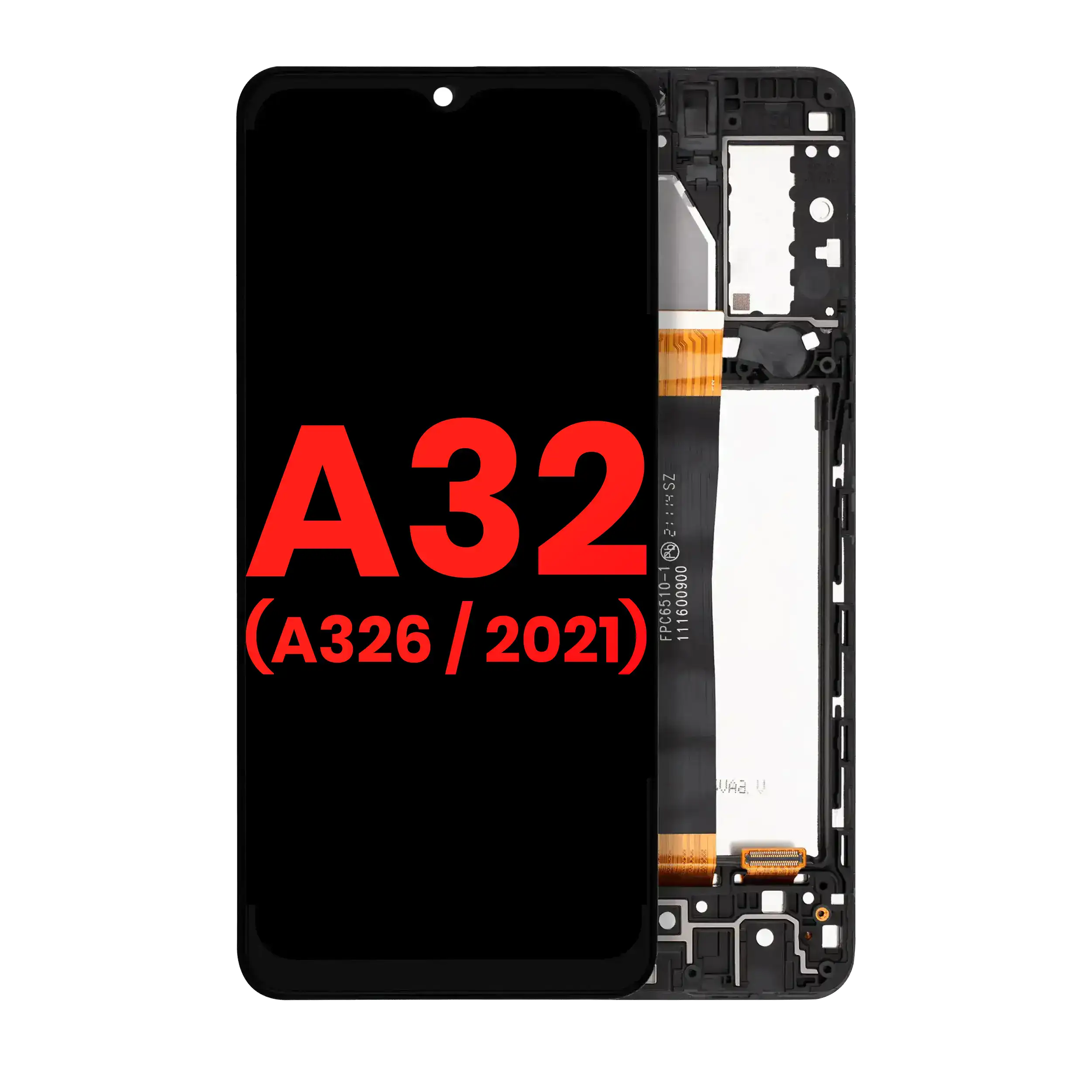 Display LCD completo con Frame per Samsung Galaxy A32 5G (A326 / 2021) (All Models) (Awesome Nero)