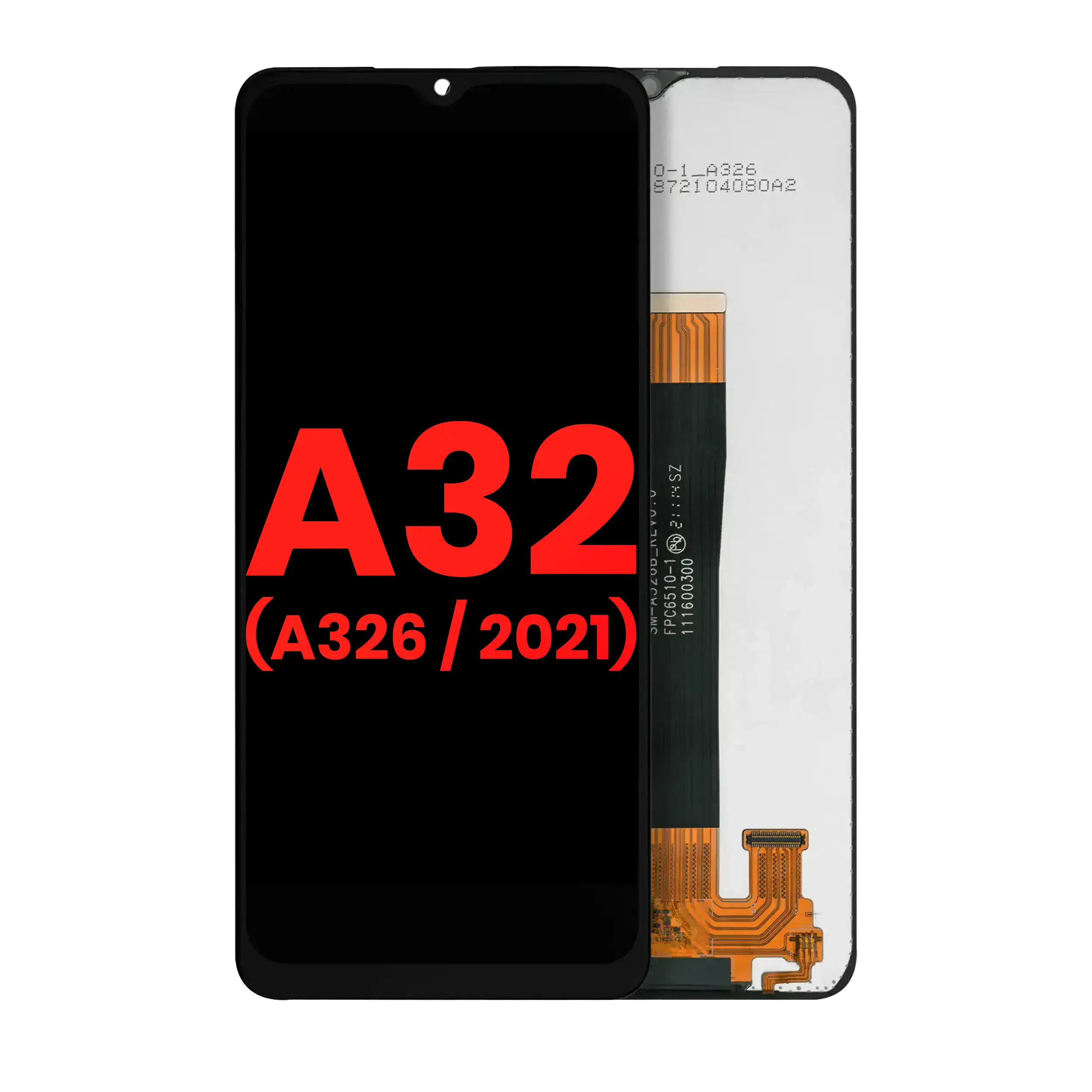 Display LCD completo senza Frame per Samsung Galaxy A32 5G (A326 / 2021) (All Models) (Awesome Nero)