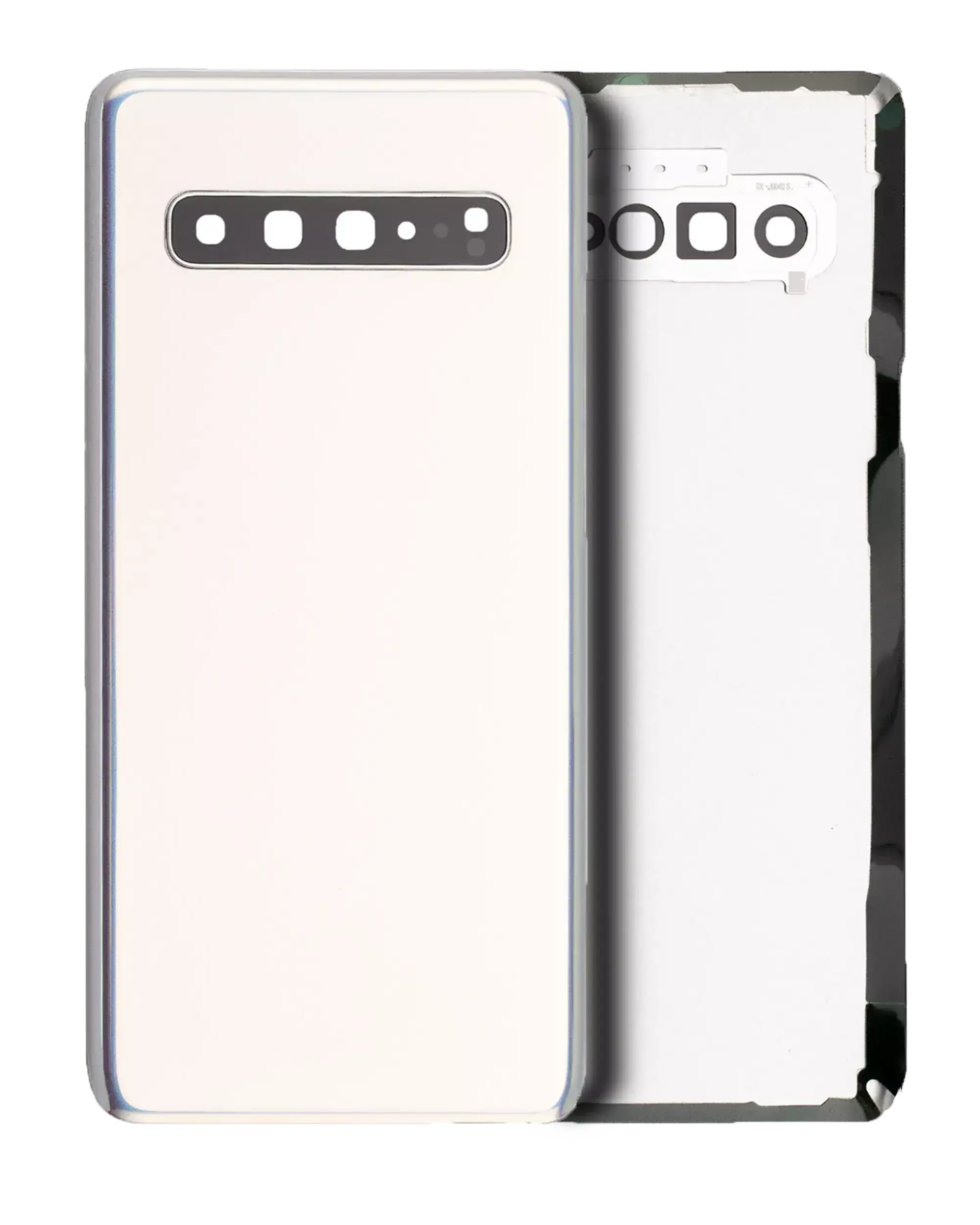 vetro cover posteriore con Vetro fotocamera per Samsung Galaxy S10 5G (Service Pack) (Crown Argento)
