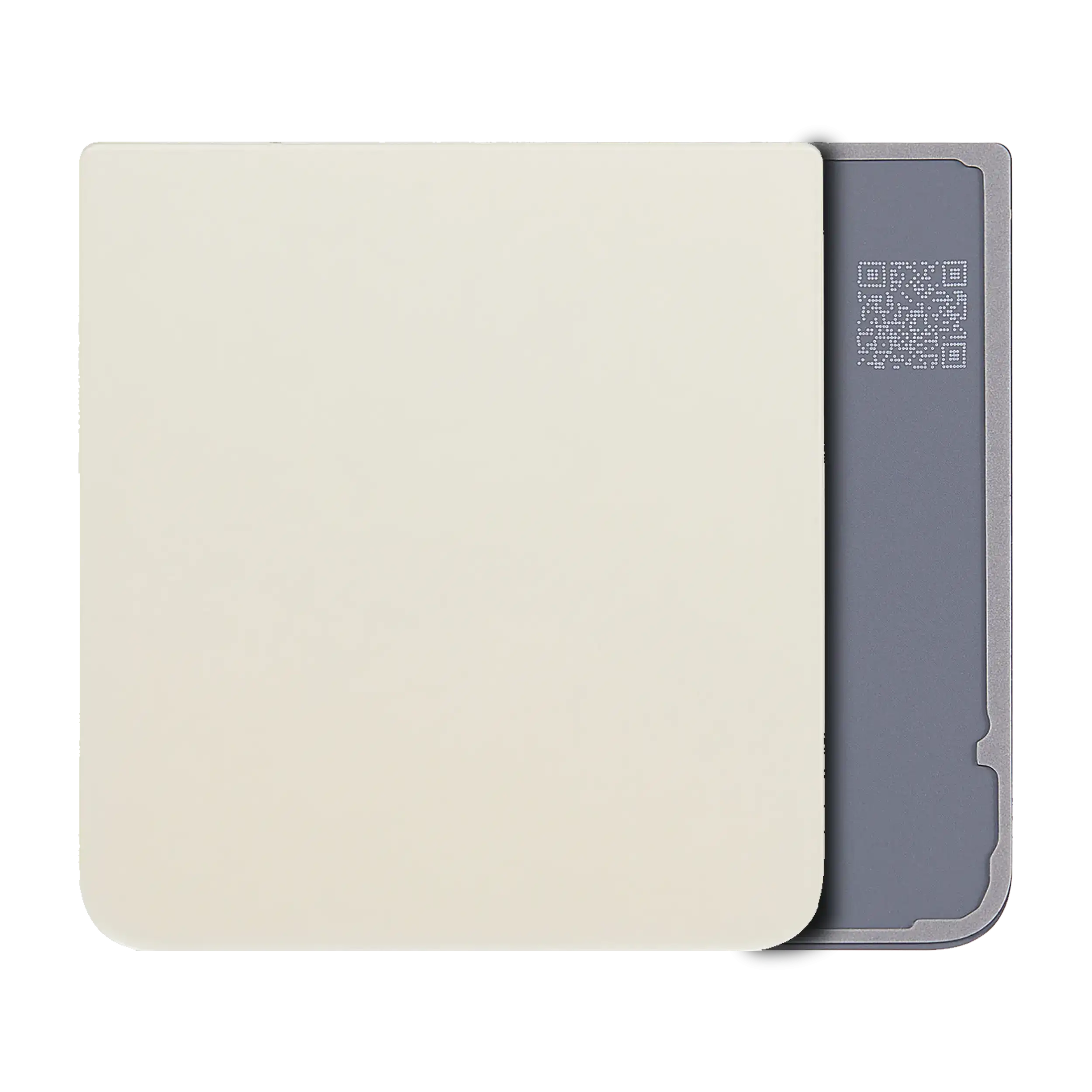 Bottom vetro cover posteriore per Samsung Galaxy Z Flip 3 5G (Service Pack) (Cream)