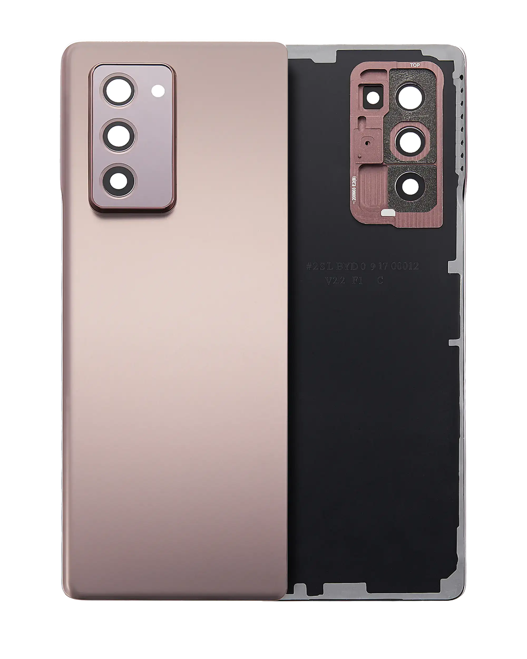 vetro cover posteriore con Vetro fotocamera per Samsung Galaxy Z Fold 2 5G (Service Pack) (Mystic Bronze)