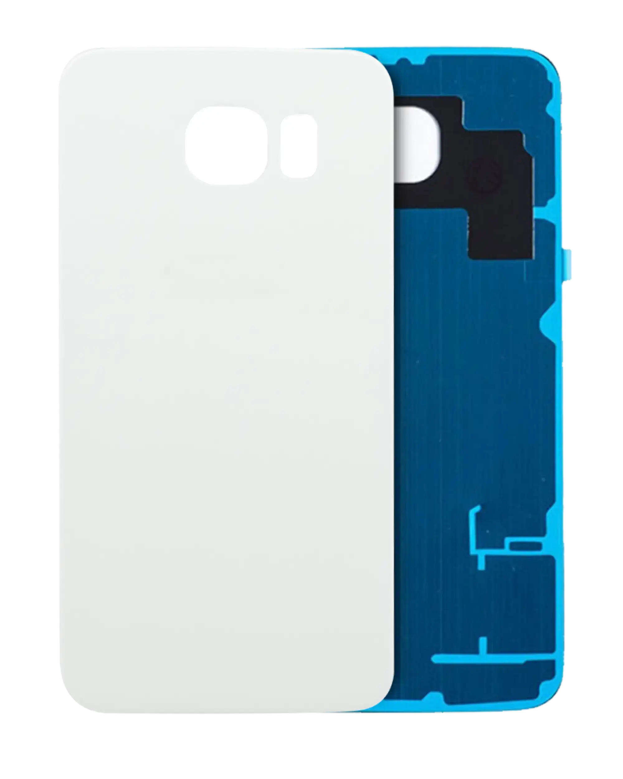 vetro cover posteriore per Samsung Galaxy S6 (Service Pack) (Bianco)