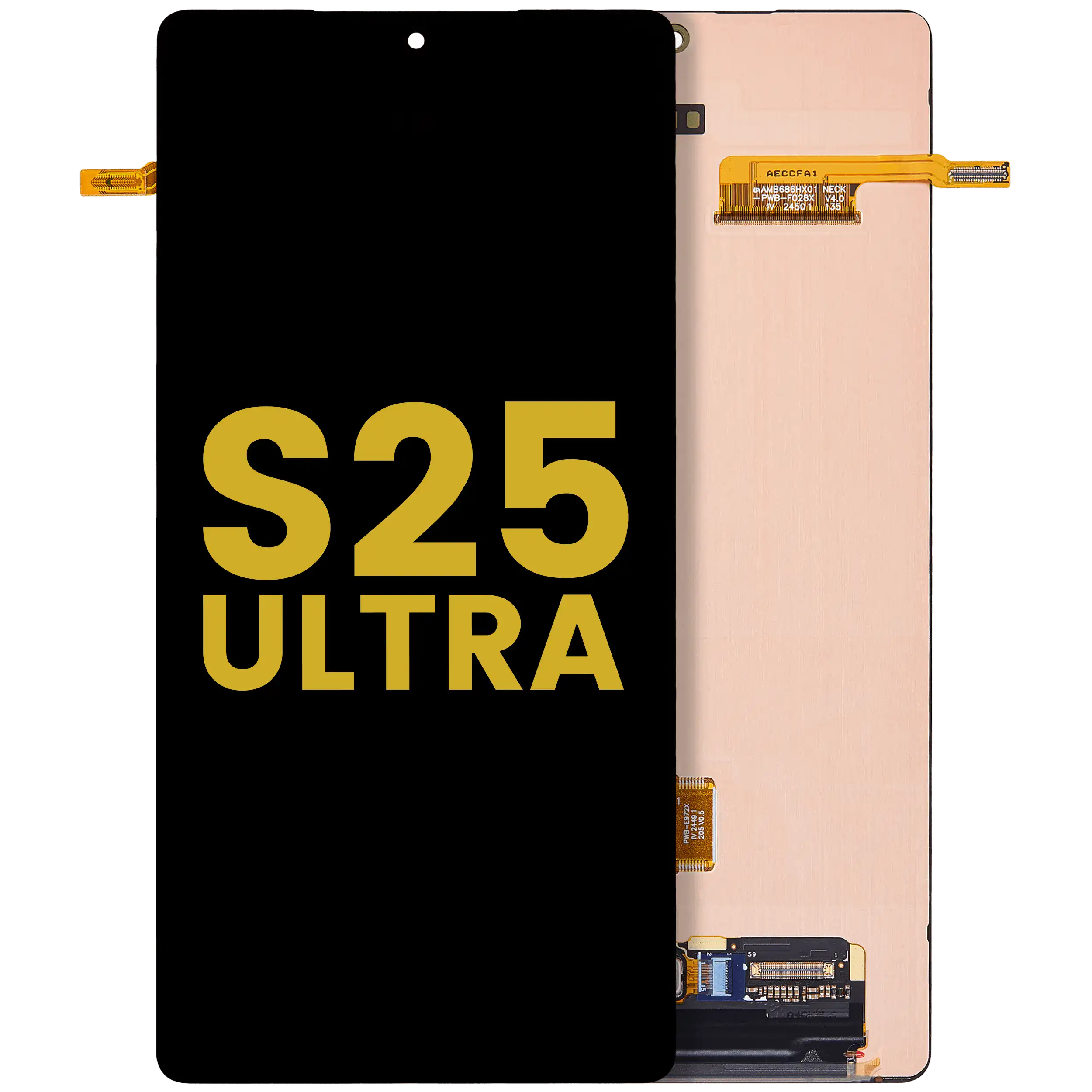 Display OLED completo senza Frame per Samsung Galaxy S25 Ultra 5G (Refurbished) (tutti i colori)