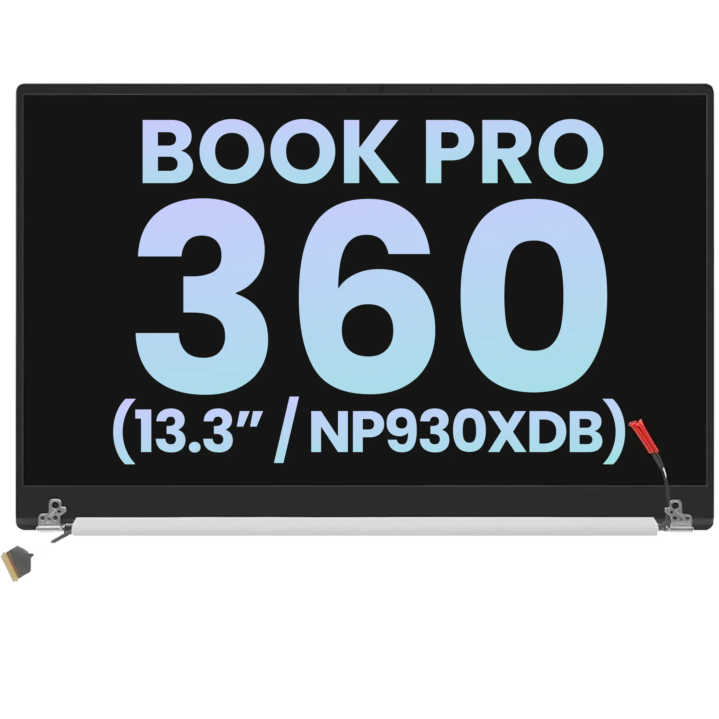 Display LCD completo per Samsung Galaxy Book Pro 360 13.3" (NP930XDB) (Service Pack) (Rosso)