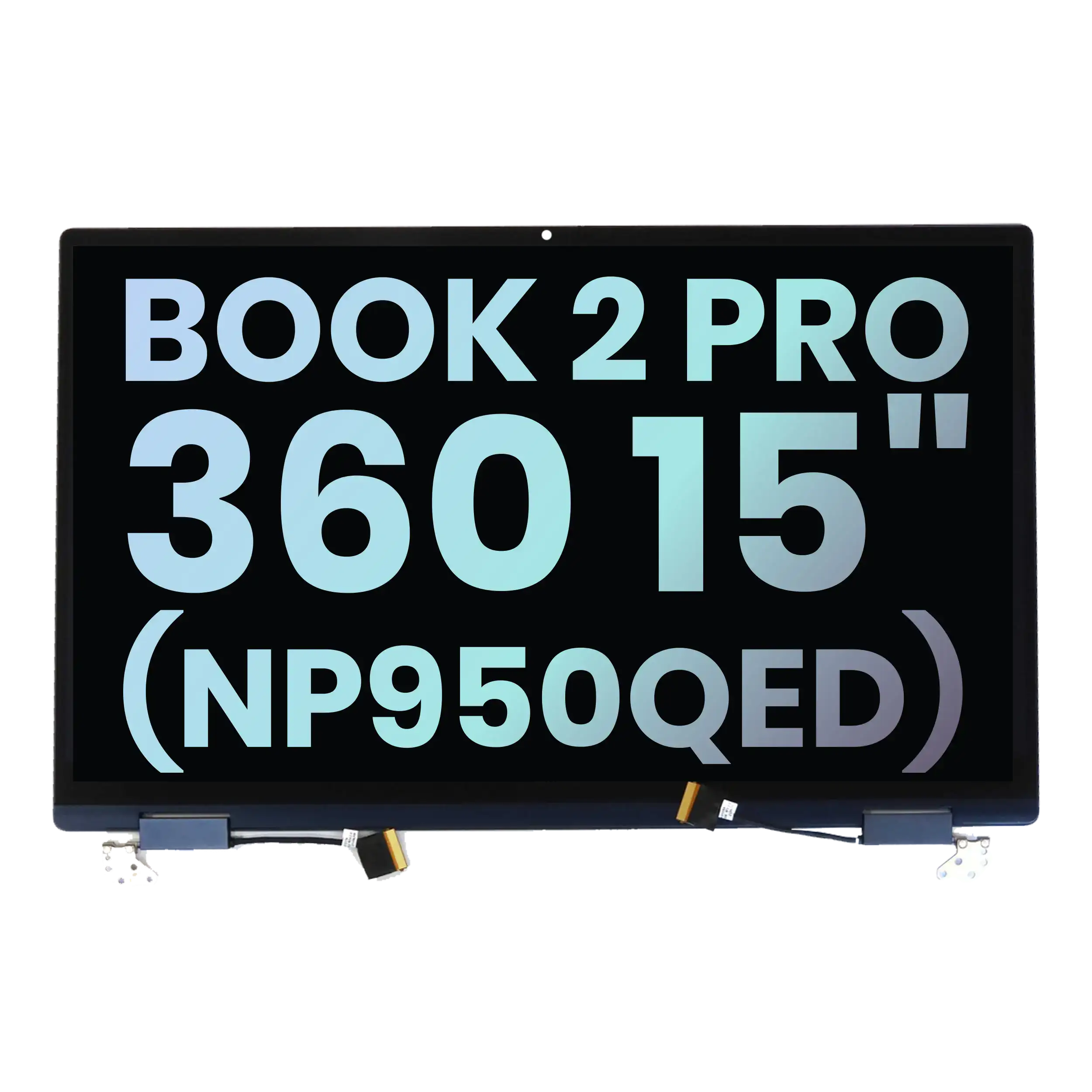 Display LCD completo per Samsung Galaxy Book 2 Pro (360) 15" (NP950QED) (Service Pack) (Argento)