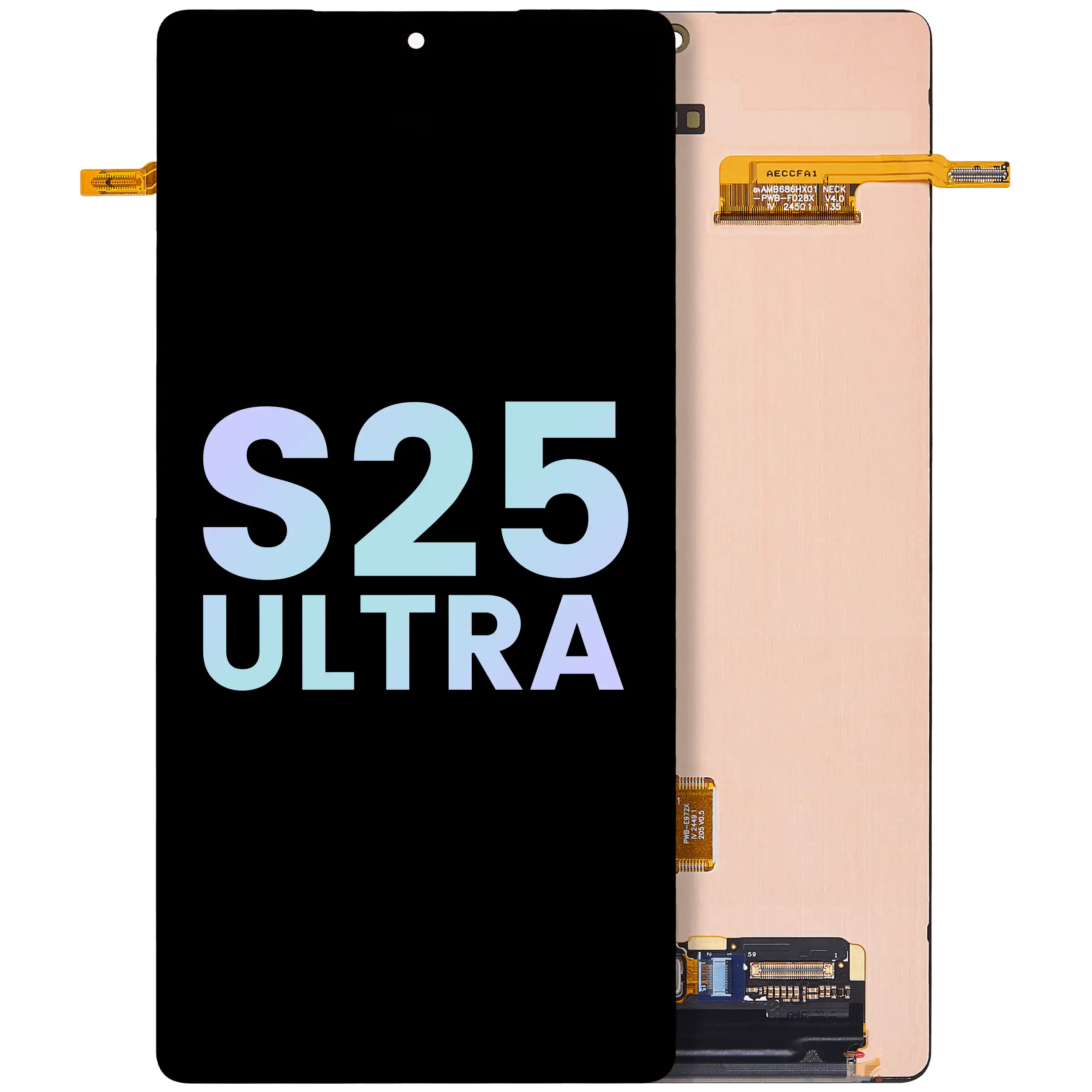 Display OLED completo senza Frame per Samsung Galaxy S25 Ultra 5G (US e International) (Service Pack) (tutti i colori)