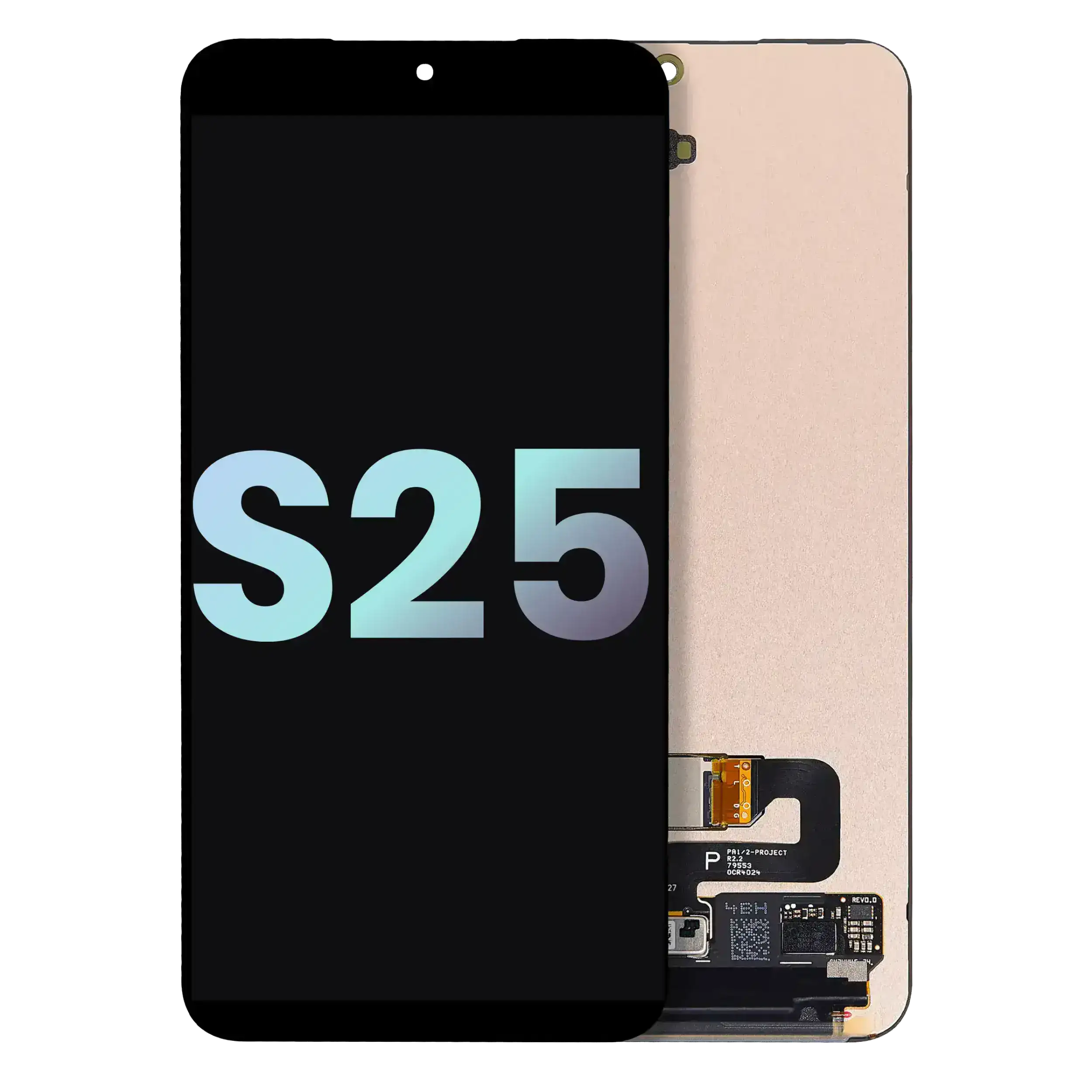 Display OLED completo senza Frame per Samsung Galaxy S25 5G (US e International) (Service Pack) (tutti i colori)