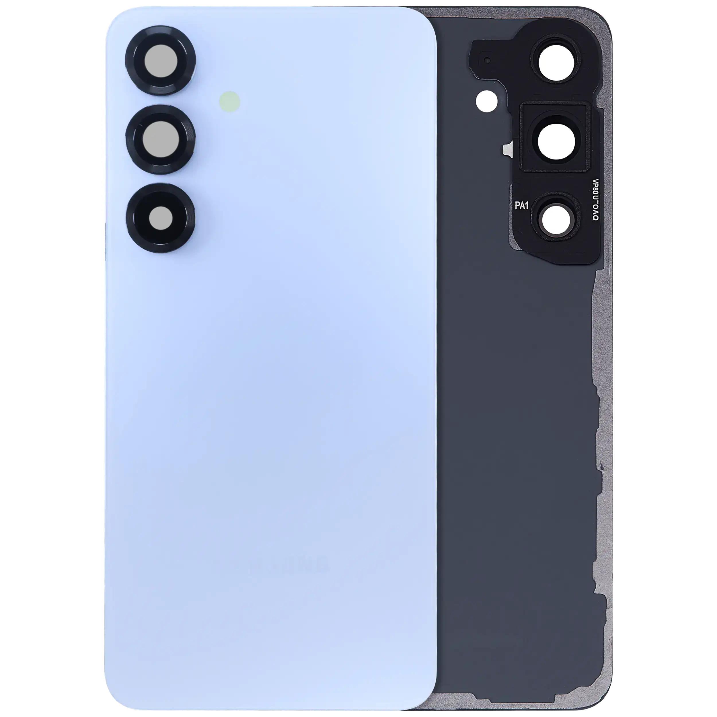 vetro cover posteriore con Vetro fotocamera per Samsung Galaxy S25 5G (US e International) (Service Pack) (Icy Blu)