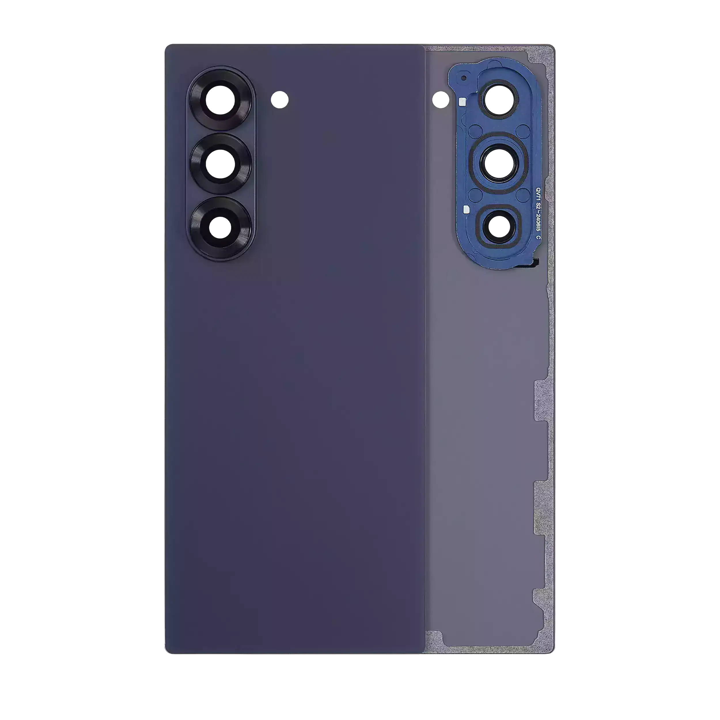 vetro cover posteriore con Vetro fotocamera per Samsung Galaxy Z Fold 6 5G (Service Pack) (Navy)