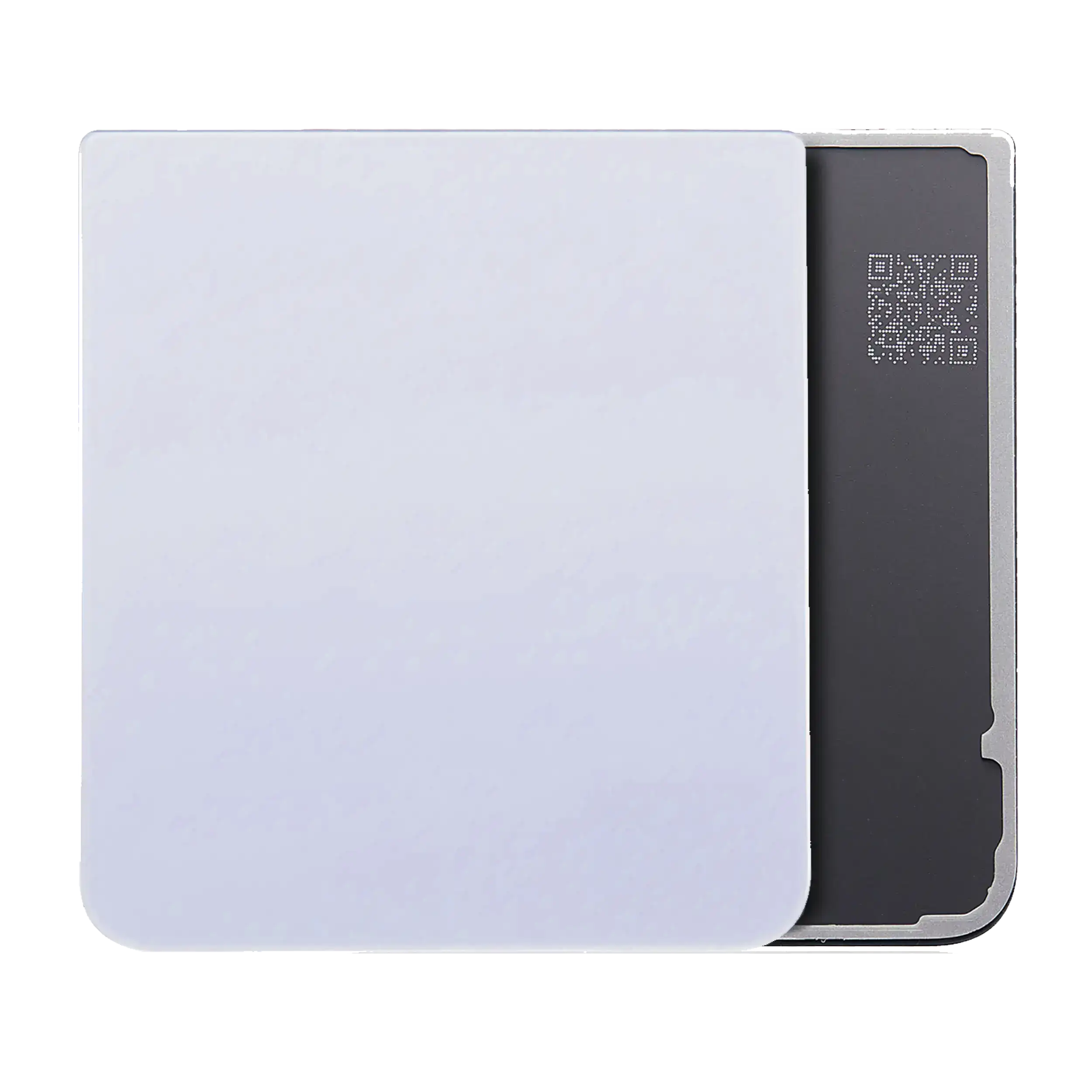 Bottom vetro cover posteriore per Samsung Galaxy Z Flip 3 5G (Service Pack) (Blu)