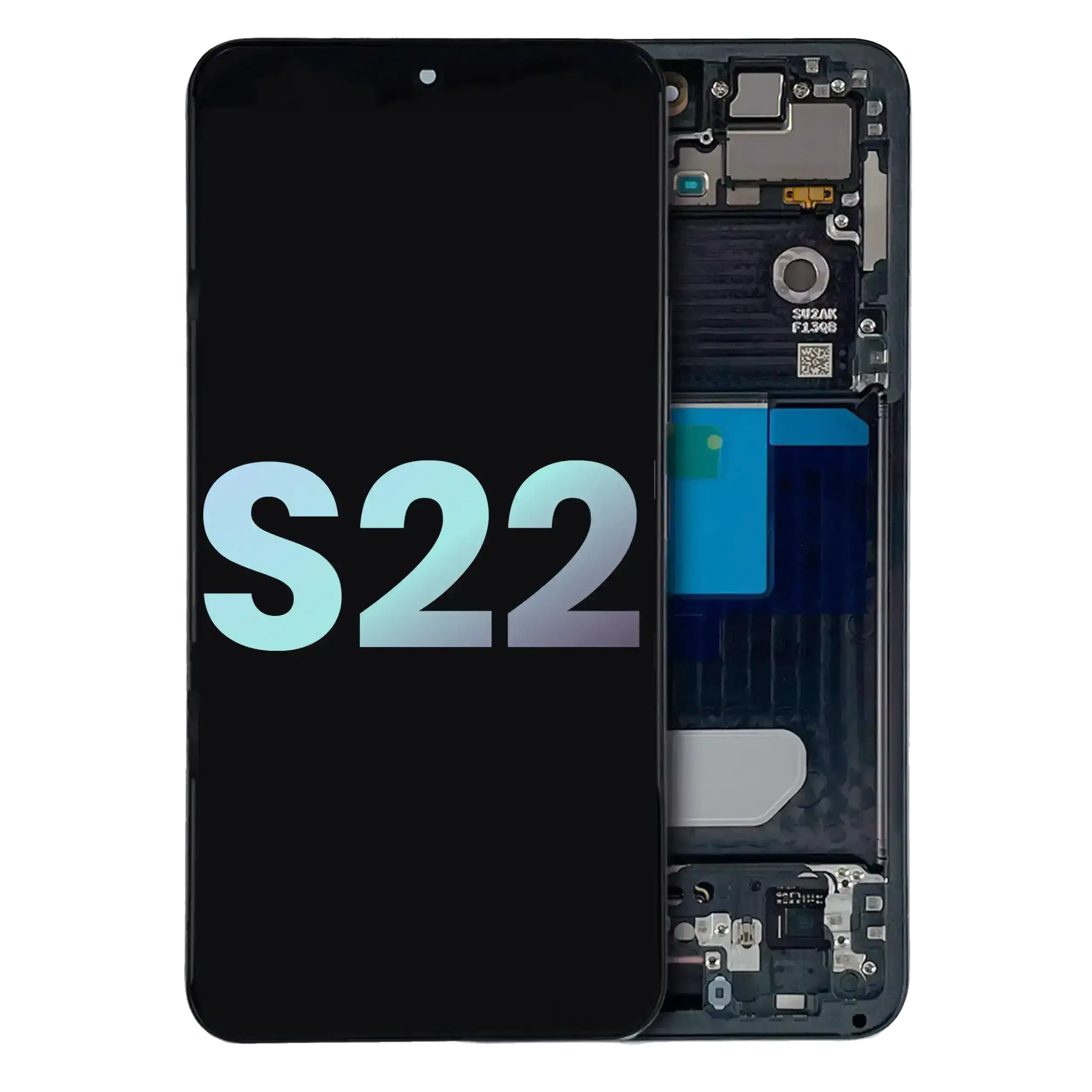 Display OLED completo con Frame per Samsung Galaxy S22 5G (Service Pack) (Grafite)