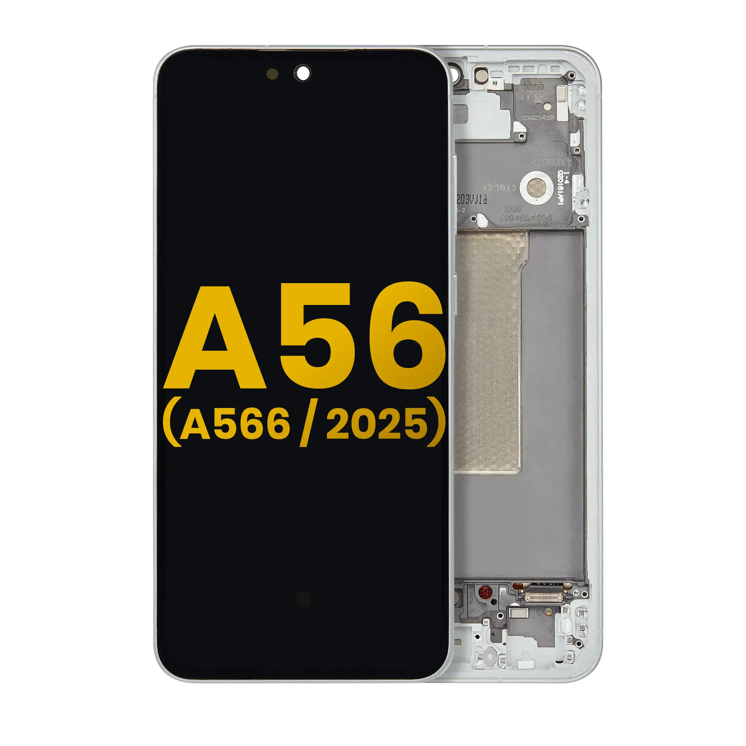 Display OLED completo con Frame per Samsung Galaxy A56 5G (A566 / 2025) (Refurbished) (Olive)