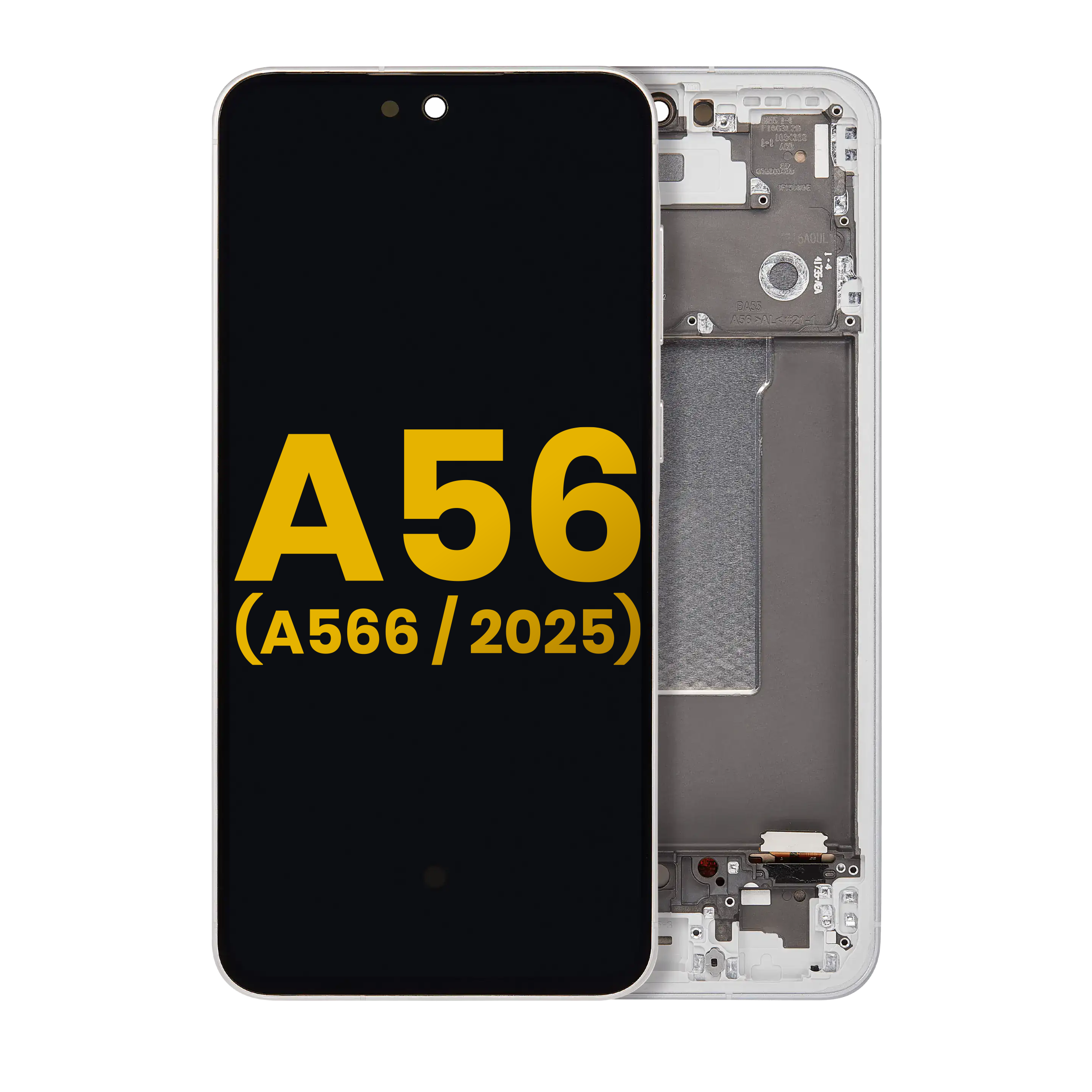 Display OLED completo con Frame per Samsung Galaxy A56 5G (A566 / 2025) (Refurbished) (Lightgray)