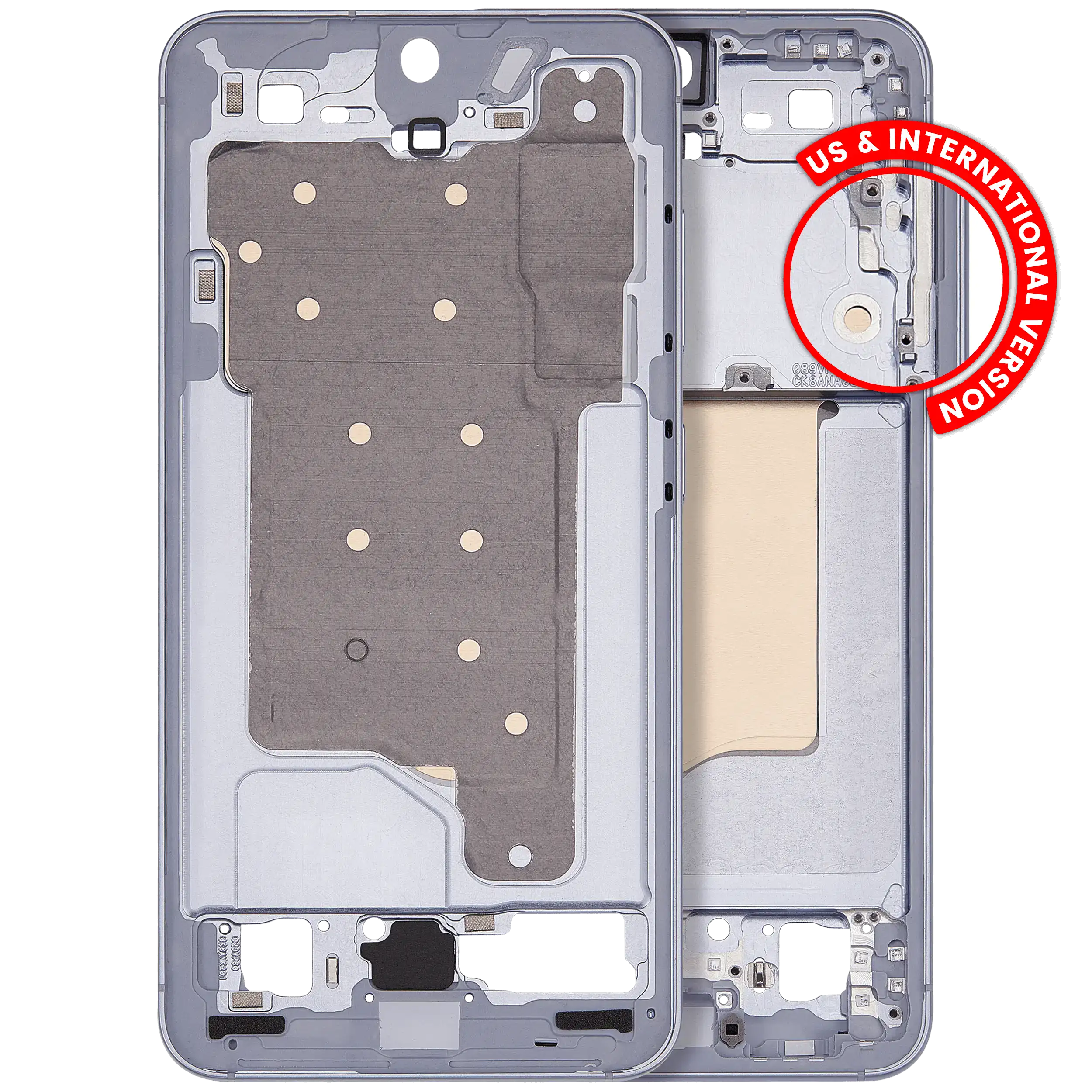 Frame centrale per Samsung Galaxy S25 5G (US e International Version) (Icy Blu)