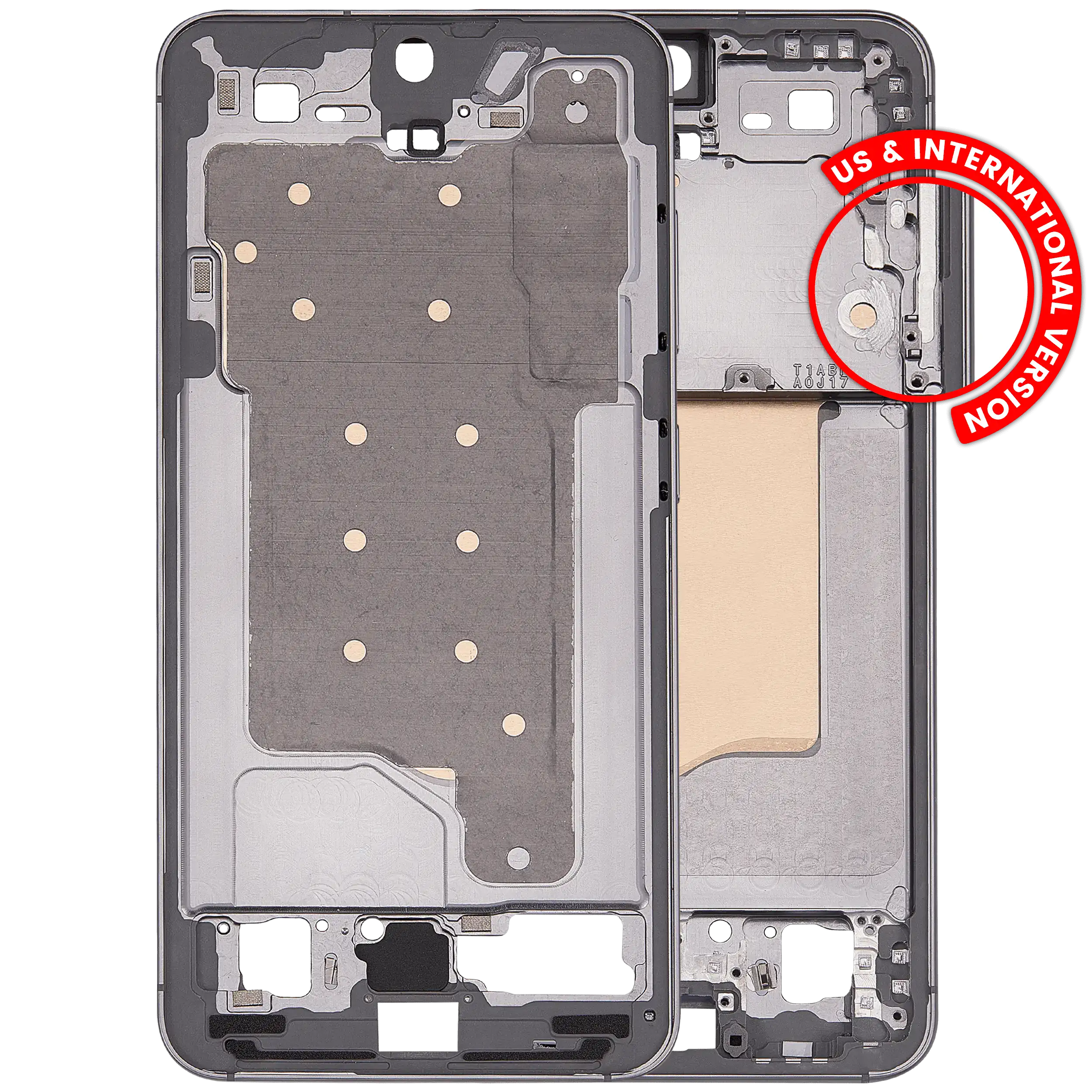 Frame centrale per Samsung Galaxy S25 5G (US e International Version) (Argento Shadow)