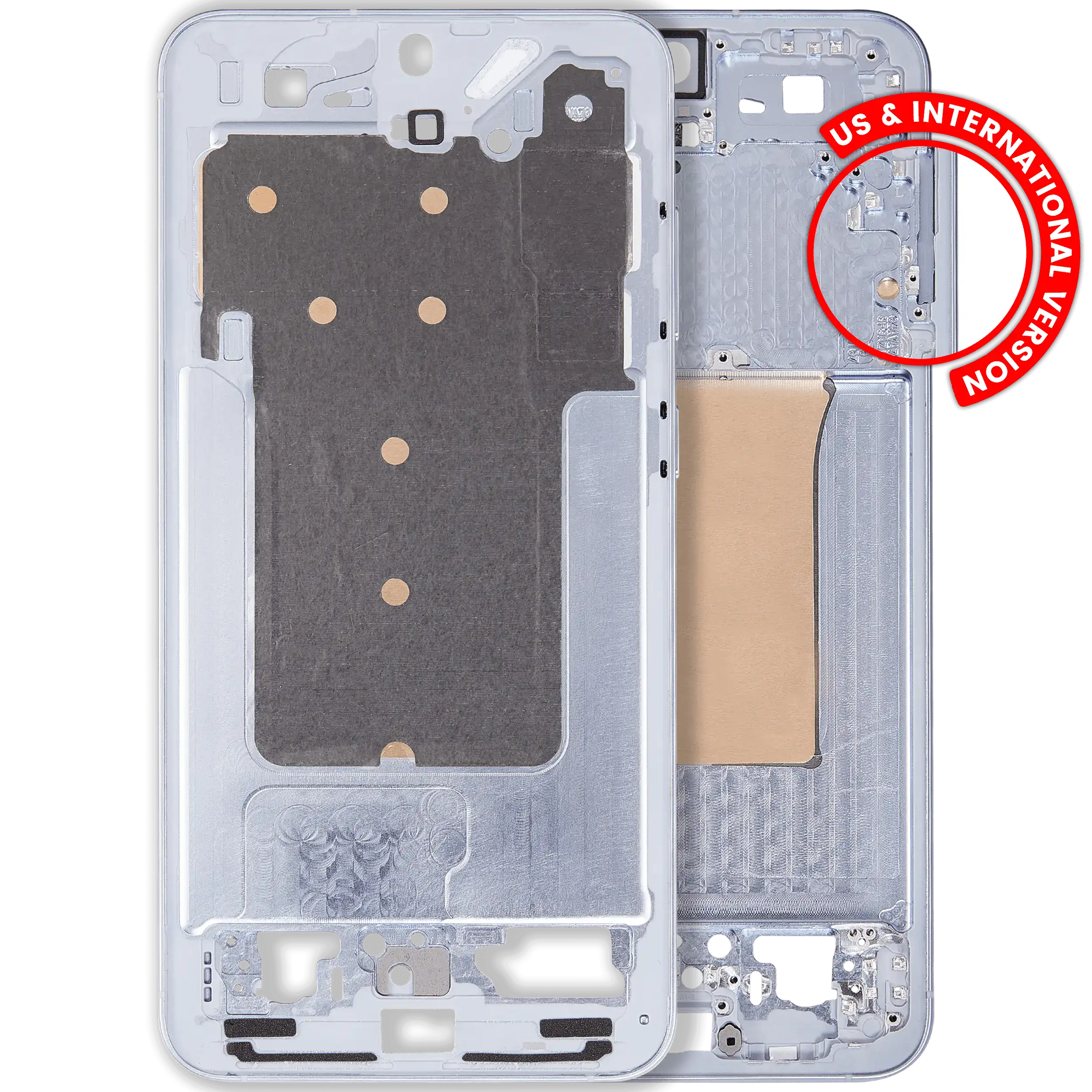 Frame centrale per Samsung Galaxy S25 Plus 5G (US e International Version) (Icy Blu)