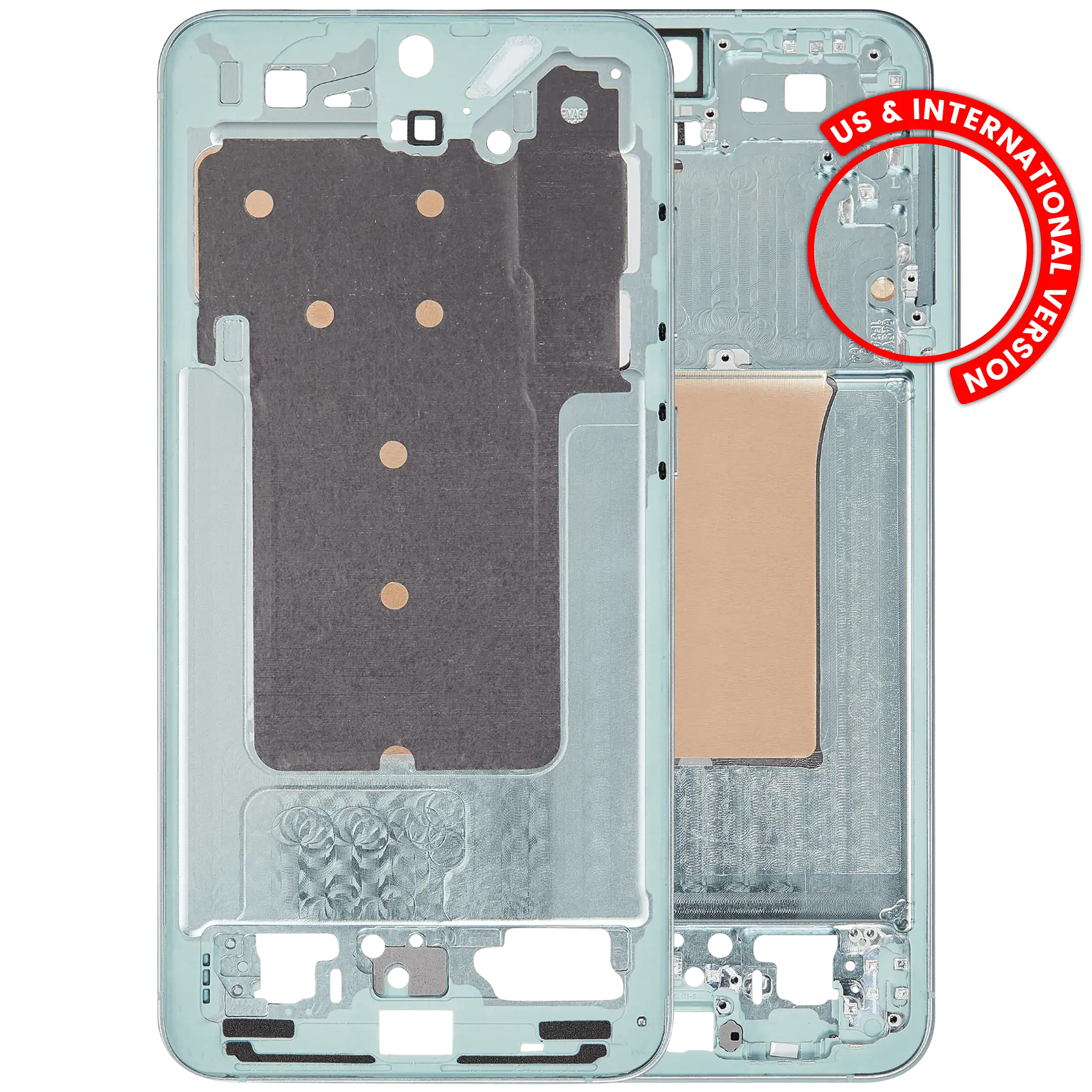 Frame centrale per Samsung Galaxy S25 Plus 5G (US e International Version) (Mint)