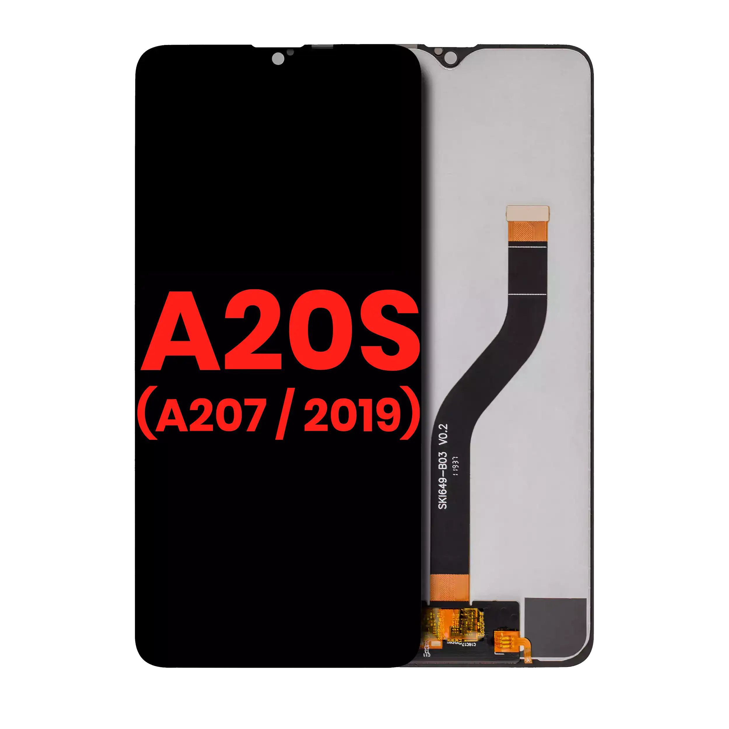 Display LCD completo senza Frame per Samsung Galaxy A20s (A207 / 2019) (tutti i colori)